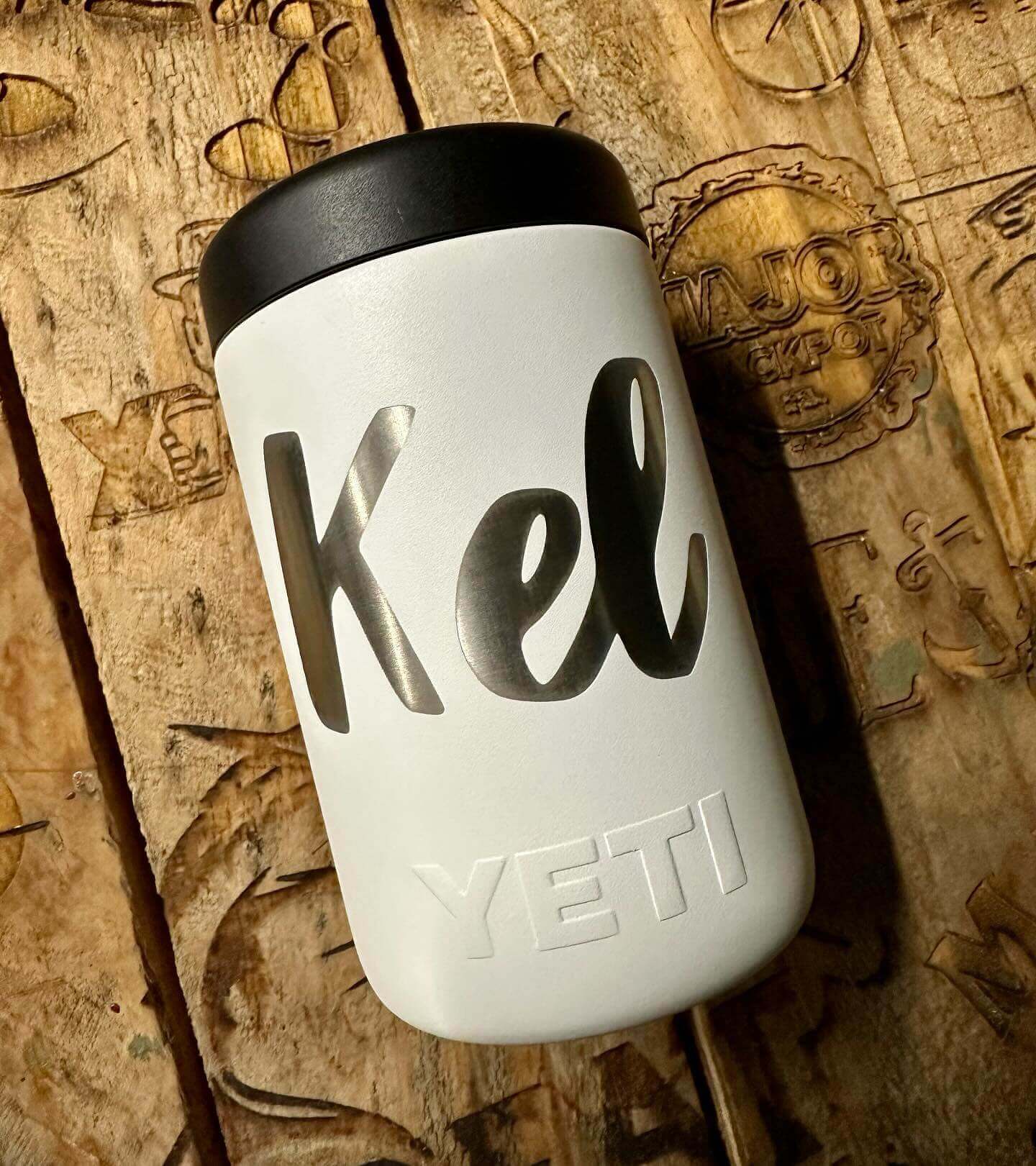 Keep Your Drinks Chilled and Stylish with Personalized Yeti Stubby Holders - ETCH Laser Engraving