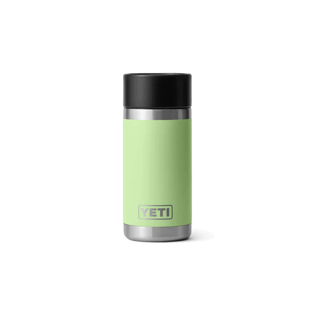 A fun and stylish white YETI travel mug, ideal for coffee lovers on the move.