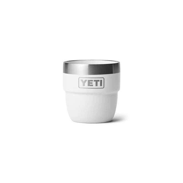 White YETI cocktail shaker, perfect for mixing any drink of choice.