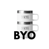 Custom Engraved | 6 OZ (177ML) YETI RAMBLER Stackable Mugs (2 Pack) | BYO Option Available