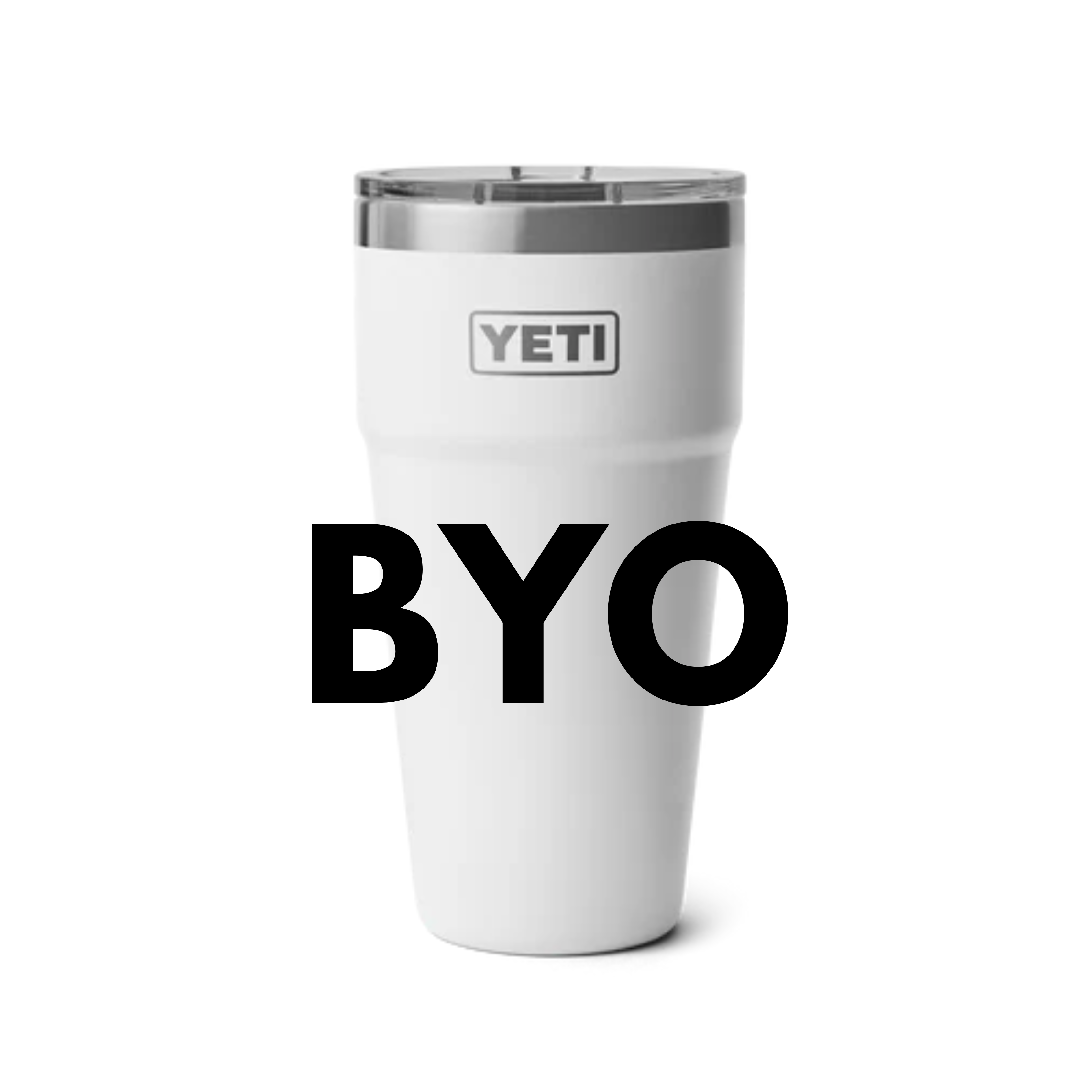 Custom Engraved | 30 OZ (887 ML) YETI RAMBLER Stackable Cup | BYO Option Available