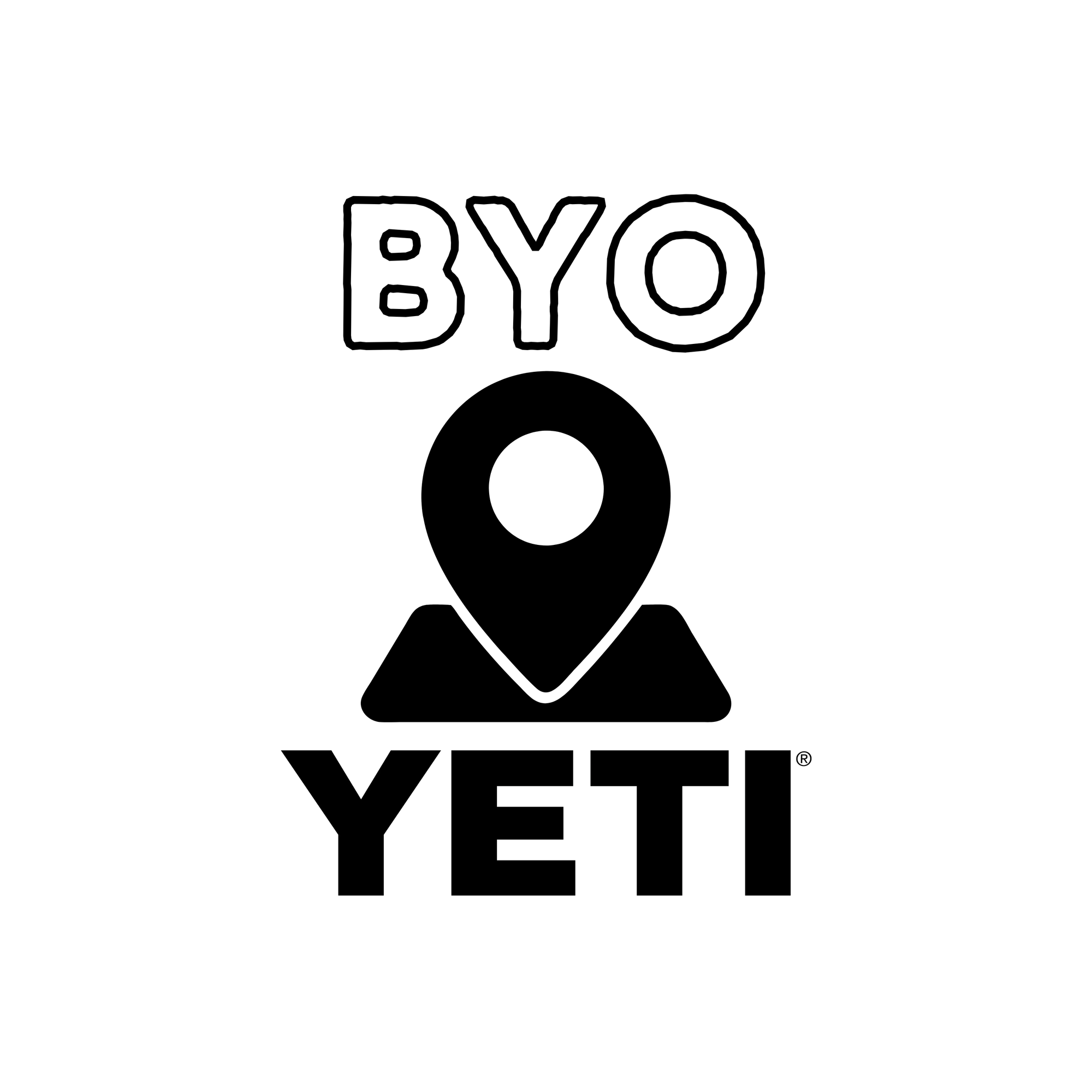 BYO YETI® Local Pickup - Single/Double Side Engraving