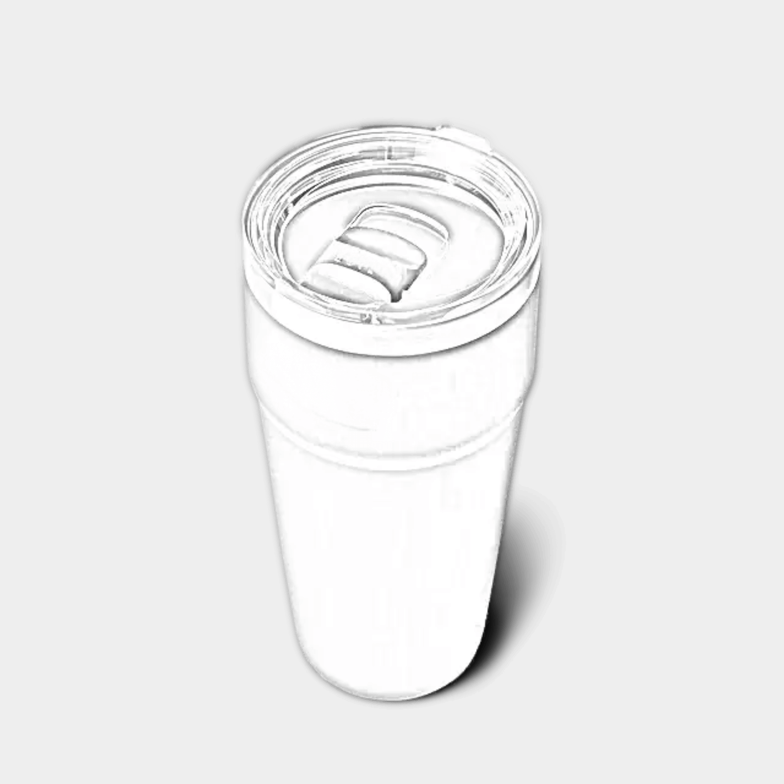 Customizable 30 oz YETI Rambler stackable cup with laser engraving, showcasing its durable stainless steel design and personalized details.