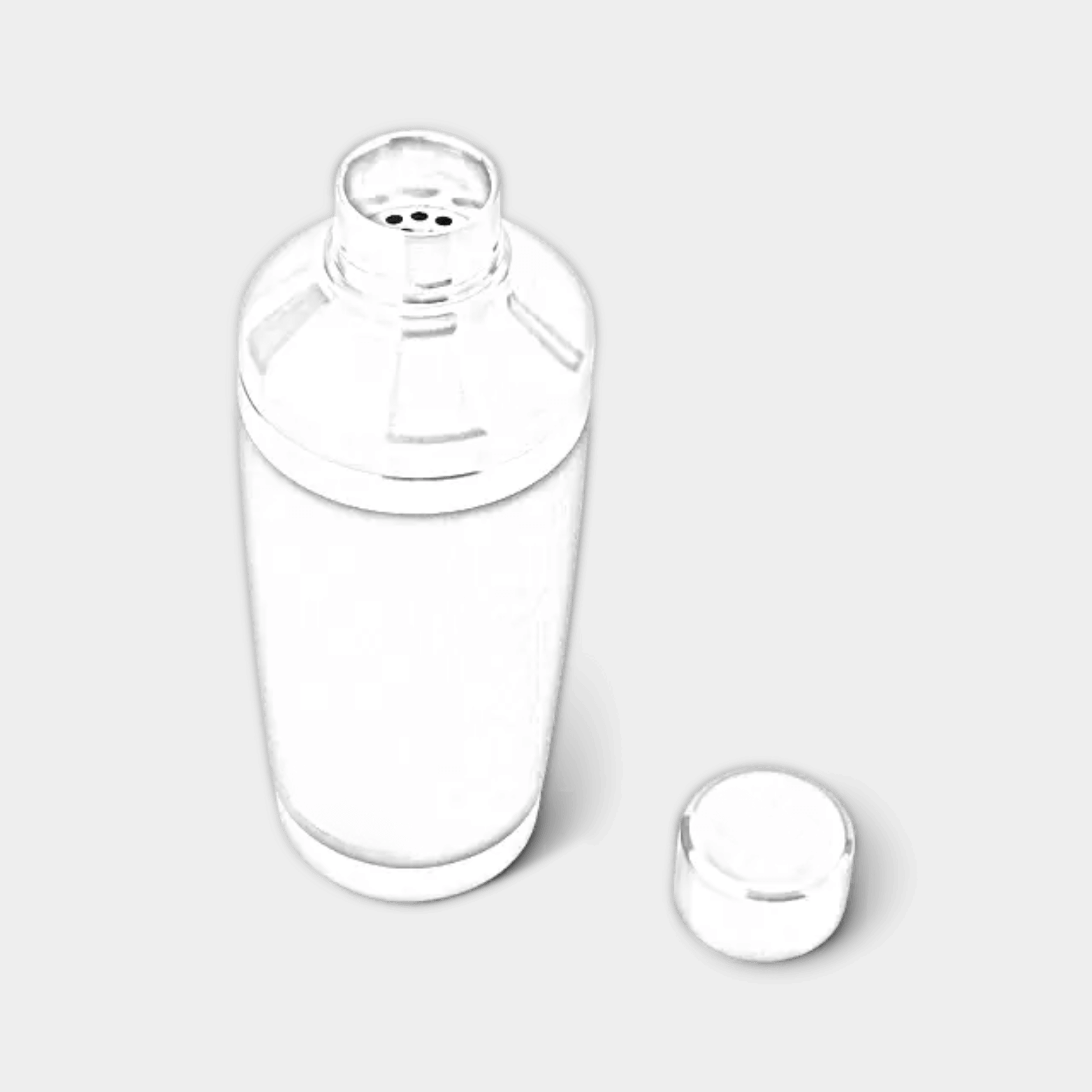 Customizable 20 oz YETI Rambler cocktail shaker with engraved design, made of durable stainless steel for stylish mixing.