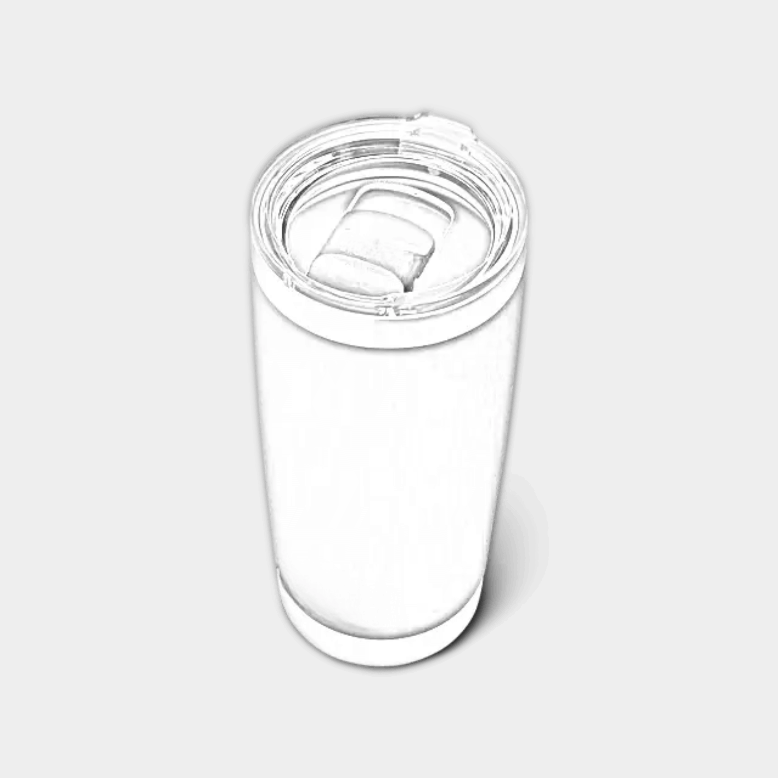 Customizable 20 oz YETI Rambler tumbler with laser-etched ETCH design, featuring stainless steel construction and spill-resistant lid.