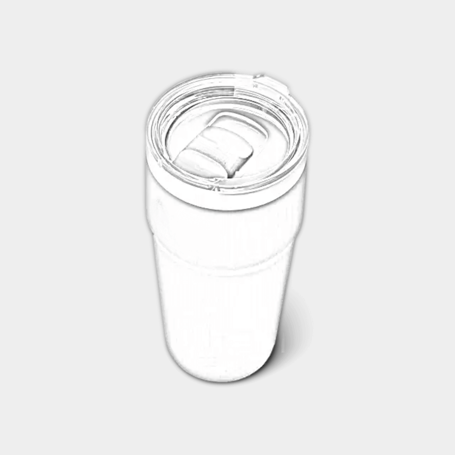 Customizable 20 oz YETI RAMBLER stackable cup with engraved design, made of durable stainless steel, ideal for beverages