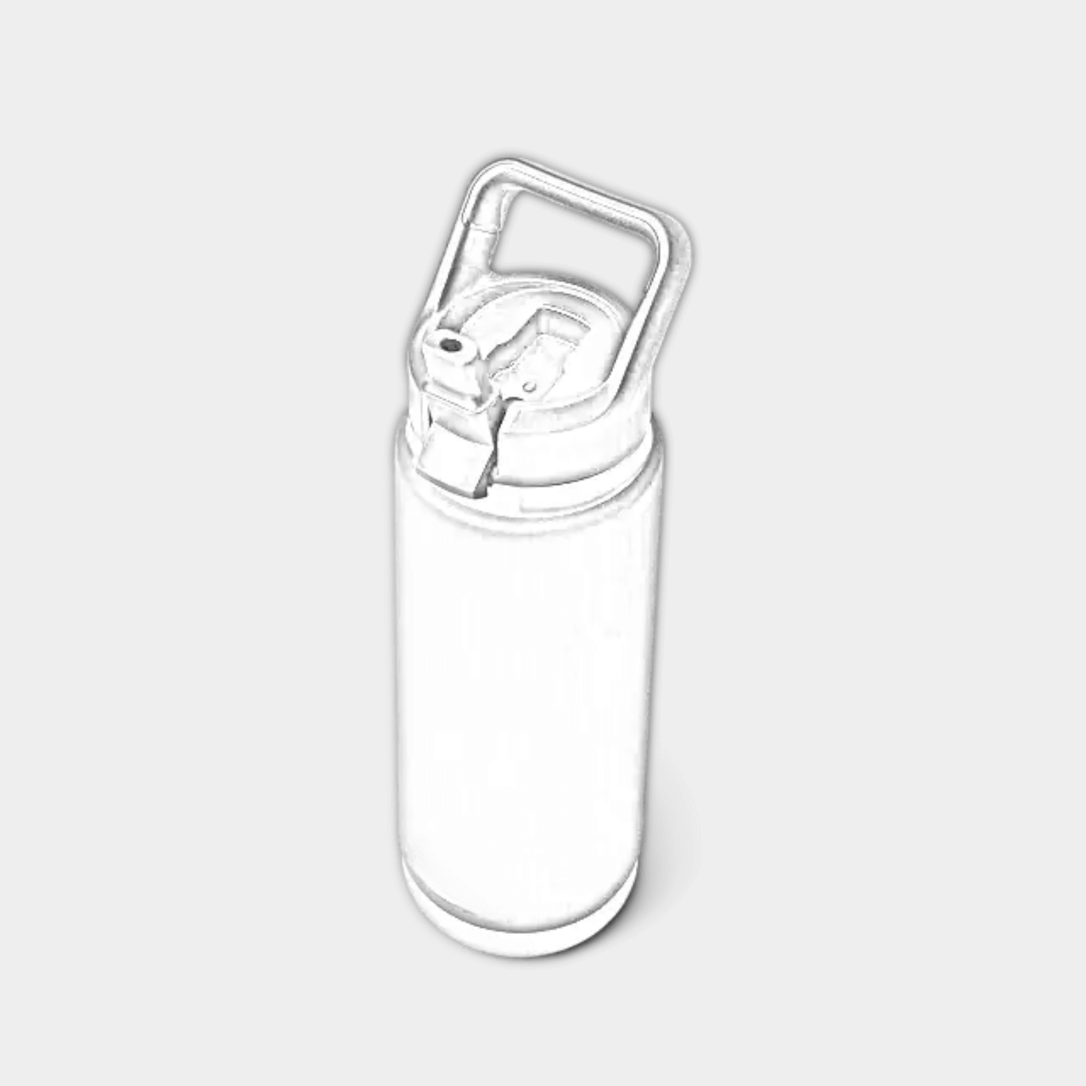 Customizable 26 oz YETI Rambler bottle with straw lid, engraved by ETCH Laser Engraving, featuring a sleek stainless steel design