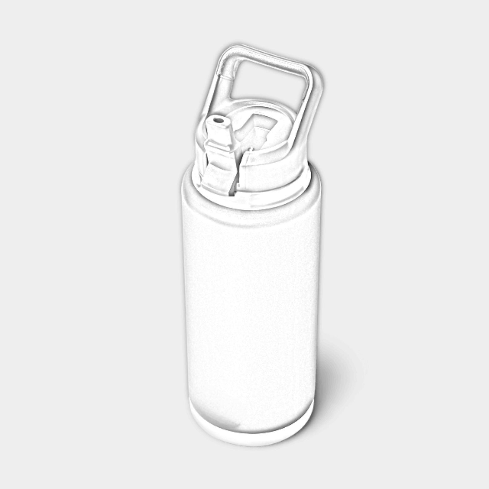 Customisable 36 OZ (1065ML) YETI® RAMBLER Bottle With Straw Lid