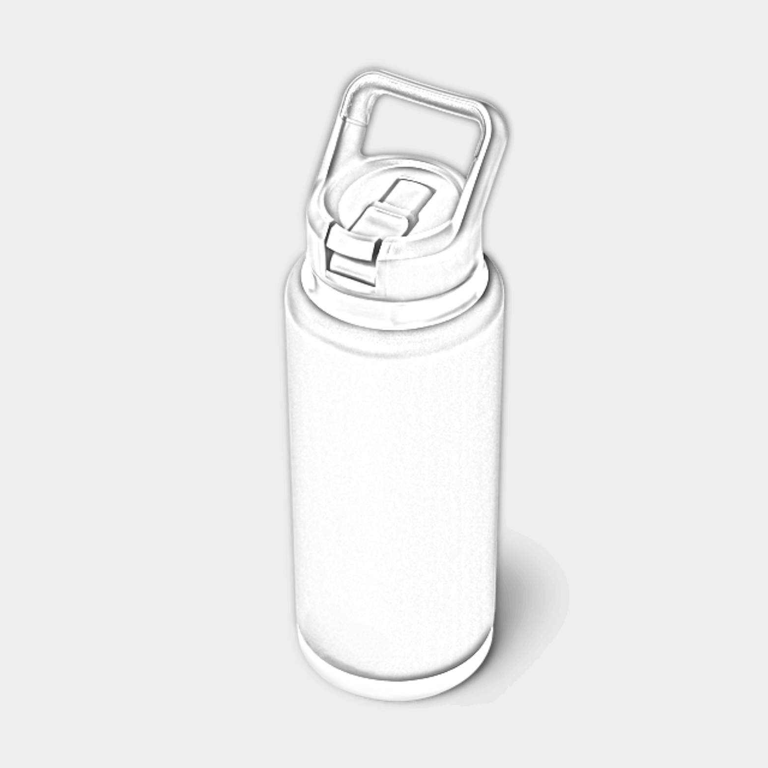 Customizable 36 oz YETI Rambler bottle with straw lid and laser-engraved design, durable stainless steel outdoor water container