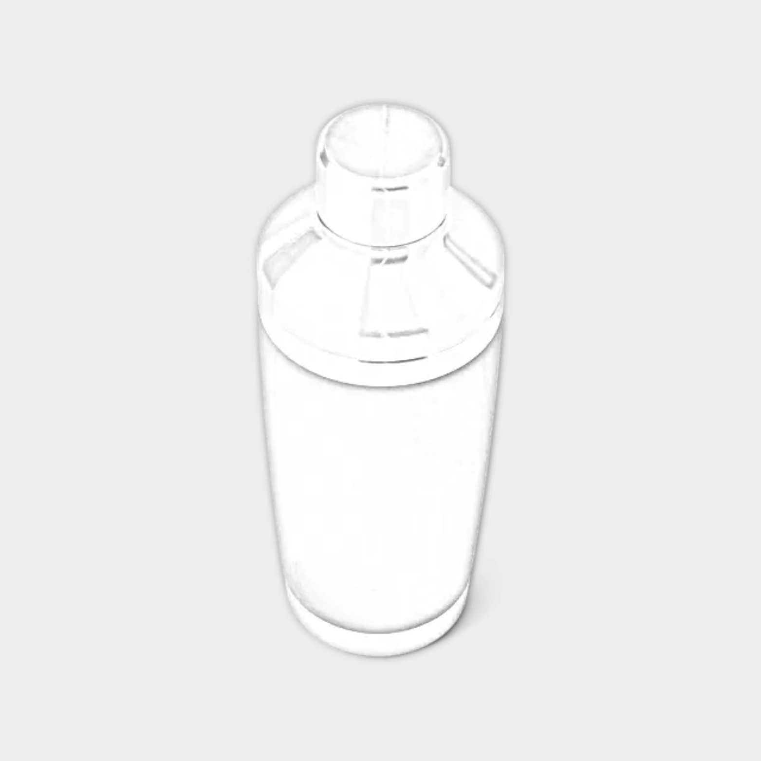 Customizable 20 oz YETI Rambler cocktail shaker with etched laser engraving, featuring durable stainless steel construction.