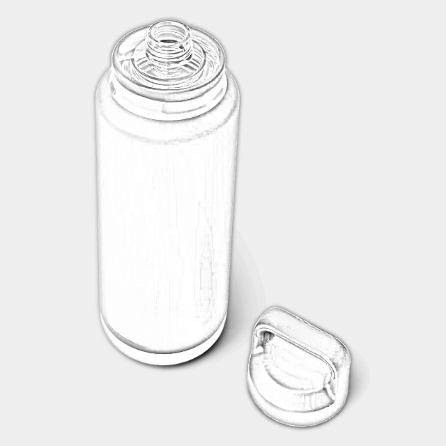 Customizable 46 oz YETI Rambler Bottle with Chug Lid, engraved by ETCH Laser Engraving, shown in a sleek stainless steel finish.