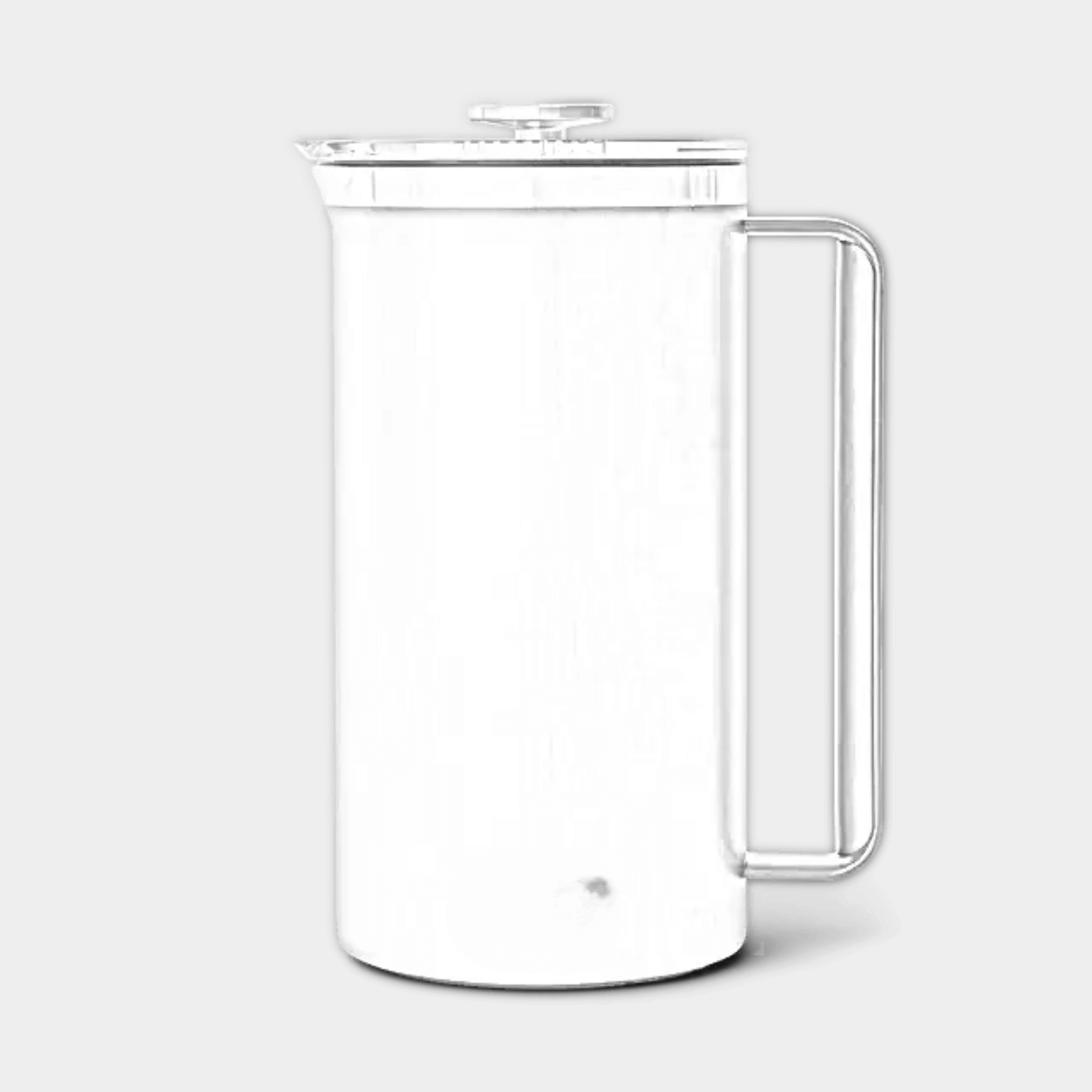 Customizable 64 oz YETI Rambler French Press with engraved ETCH Laser Engraving logo on stainless steel body.