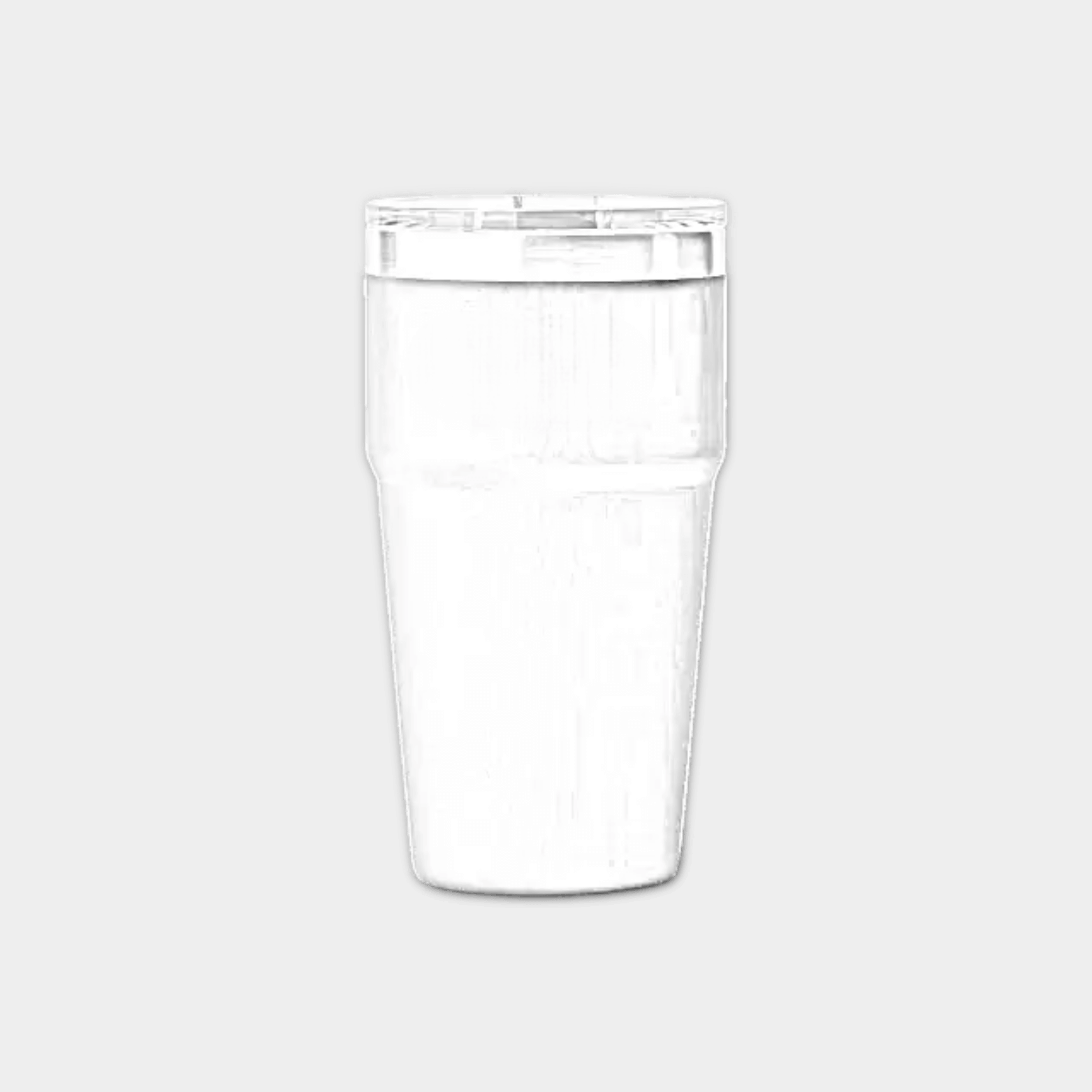 Customizable 20 oz YETI Rambler stackable cup with etched laser engraving design, made of durable stainless steel.