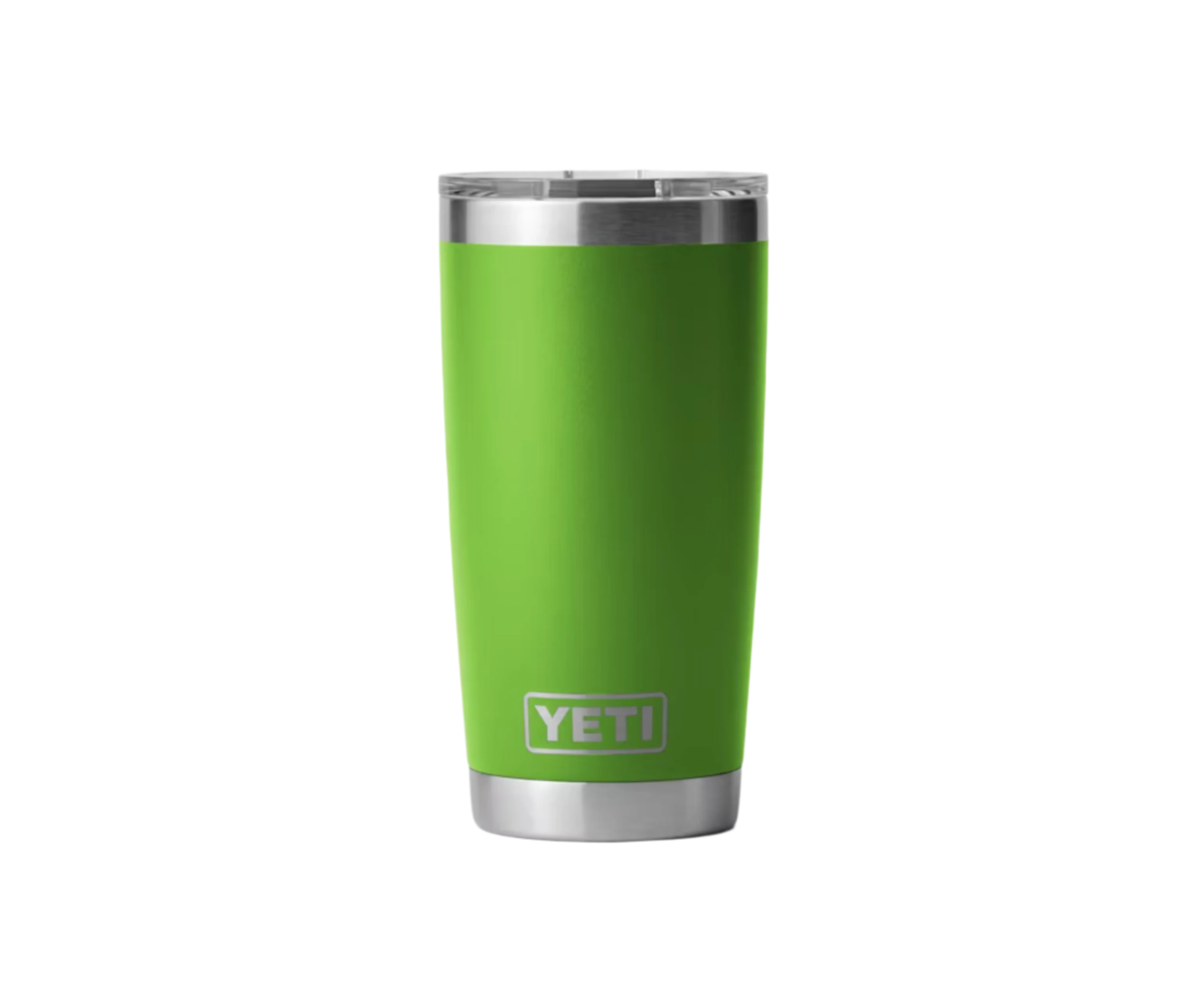 Cool pastel blue YETI Rambler 20 oz tumbler, a stylish choice for any drink.