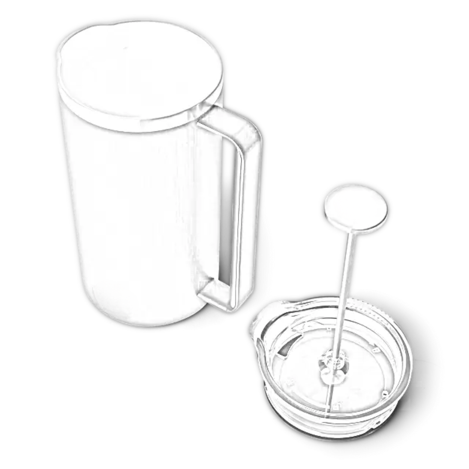 Customisable 64 OZ YETI® RAMBLER French Press - Single/Double Side Engraving