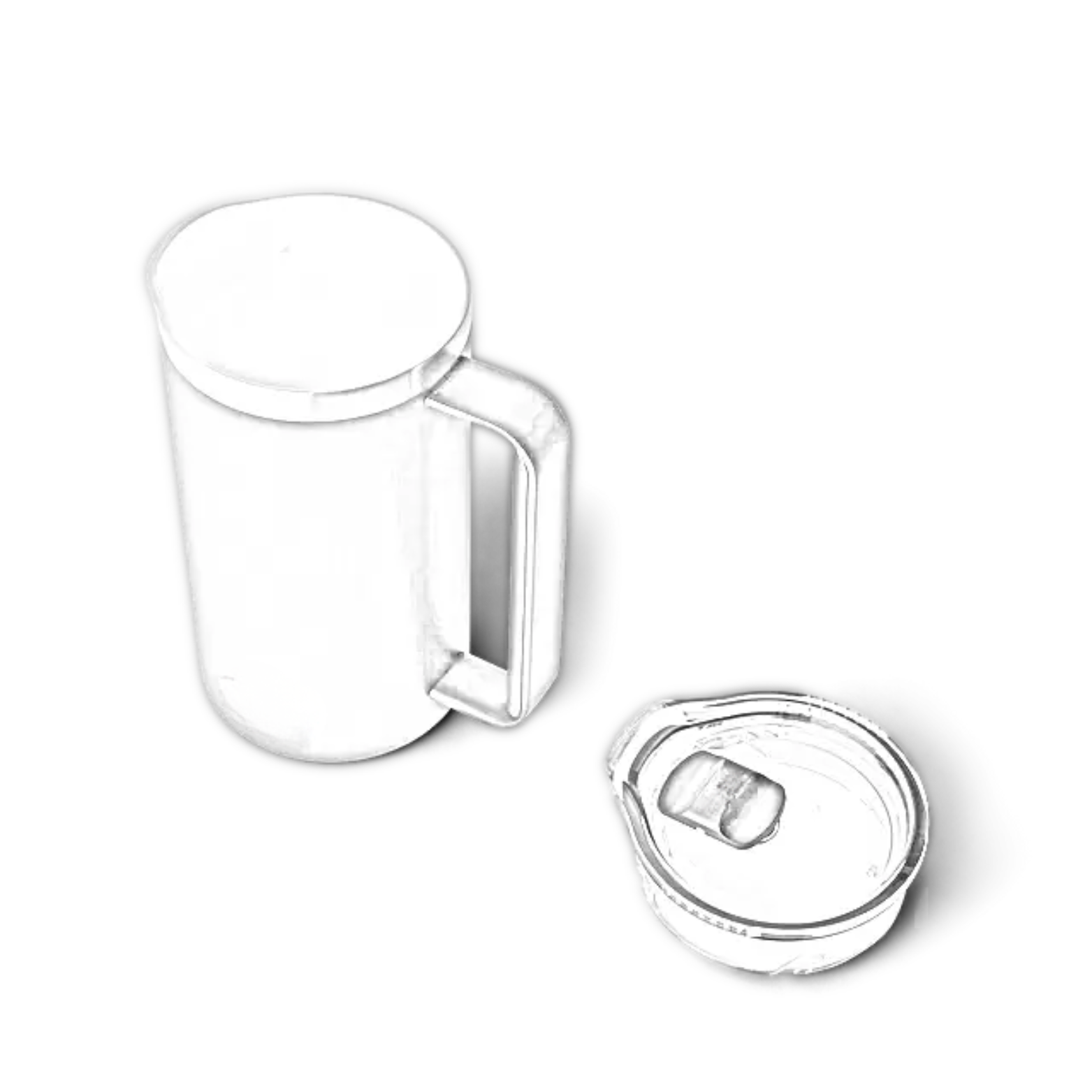 Customisable 34 OZ YETI® RAMBLER Pitcher - Single/Double Side Engraving