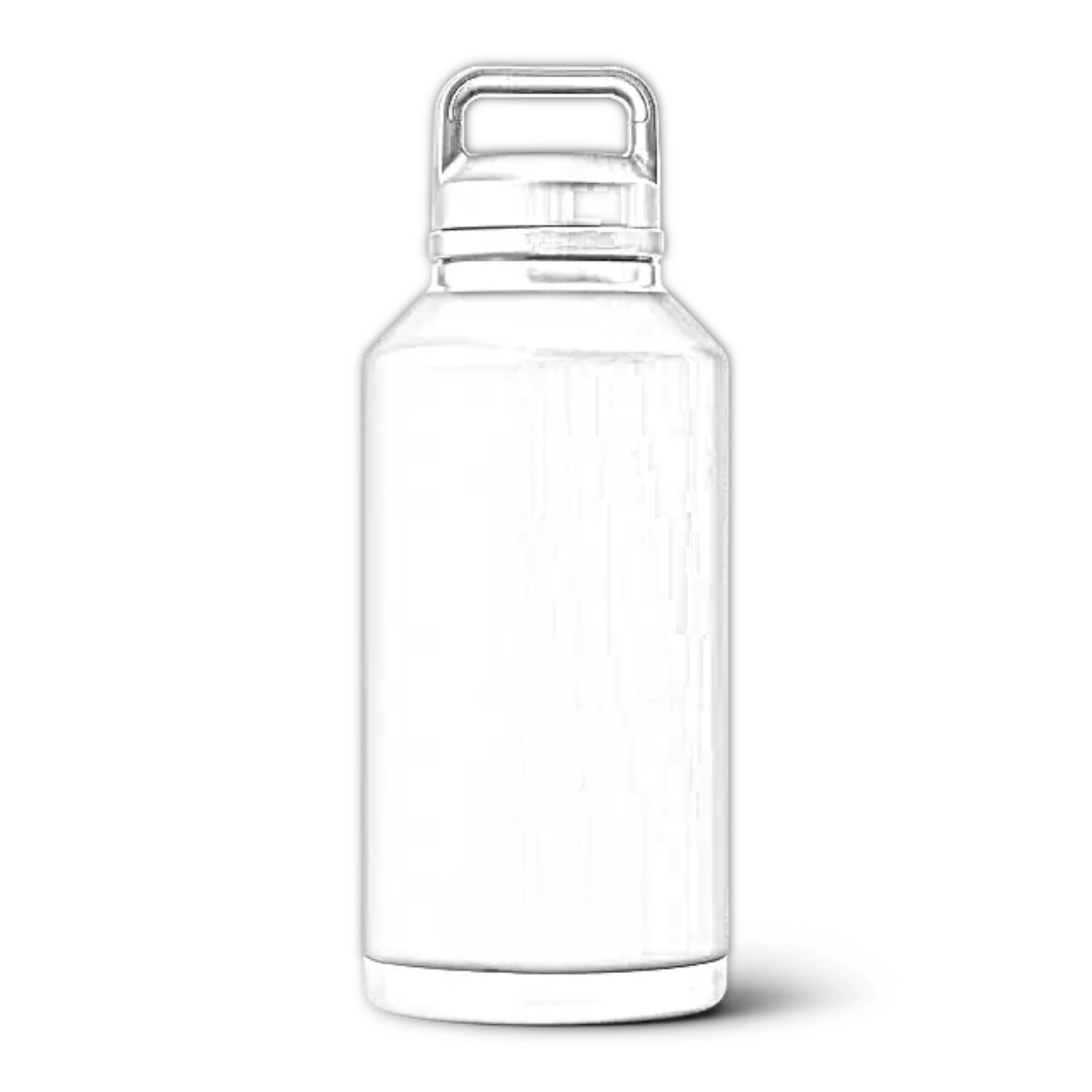 Customisable 64 OZ (1.9L) YETI® RAMBLER Bottle With Chug Lid - Single/Double Side Engraving