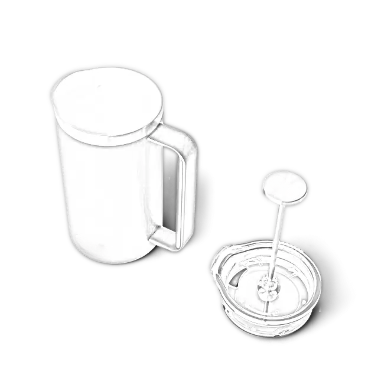 Customisable 34 OZ YETI® RAMBLER French Press - Single/Double Side Engraving
