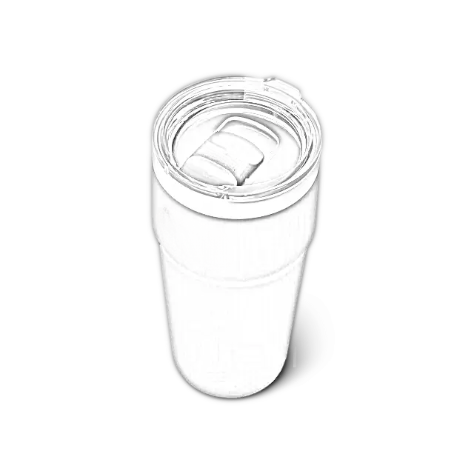 Customisable 20 OZ (591 ML) YETI® RAMBLER Stackable Cup - Single/Double Side Engraving