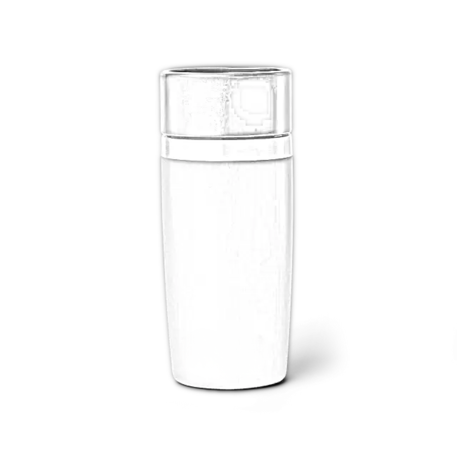 Customisable 12 OZ (354ML) Travel Bottle with Commuter Cap  - Single/Double Side Engraving