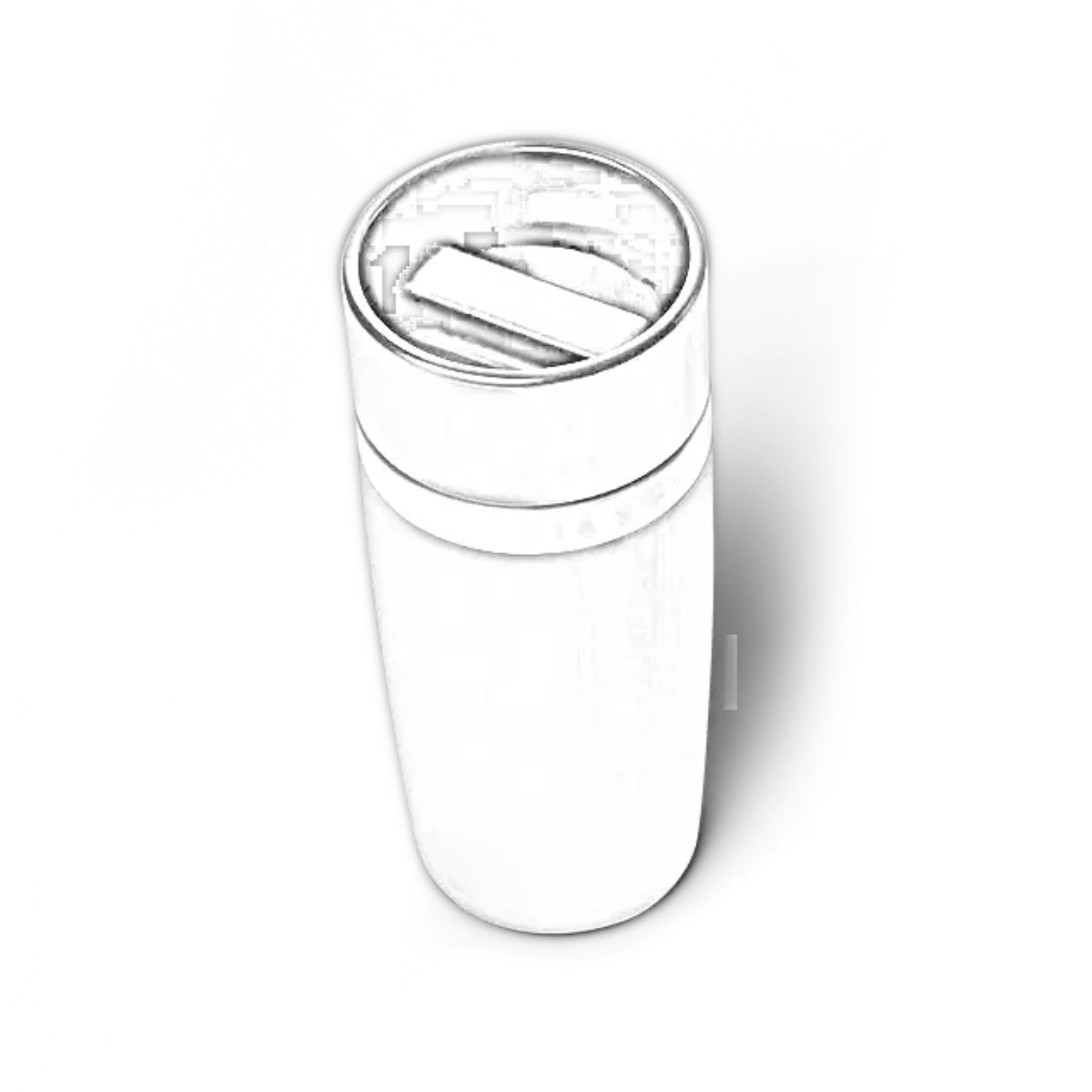Customisable 12 OZ (354ML) Travel Bottle with Commuter Cap  - Single/Double Side Engraving