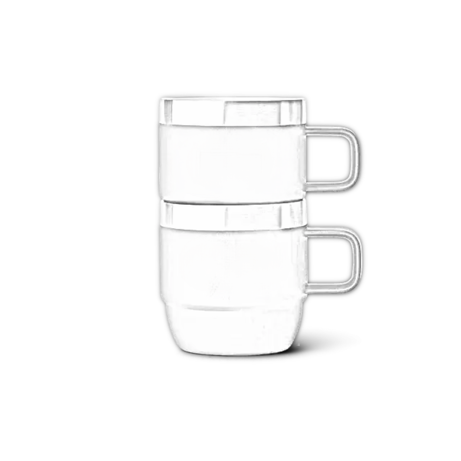 Customisable 6 OZ (177ML) YETI® RAMBLER Stackable Mugs (2 Pack) - Single/Double Side Engraving