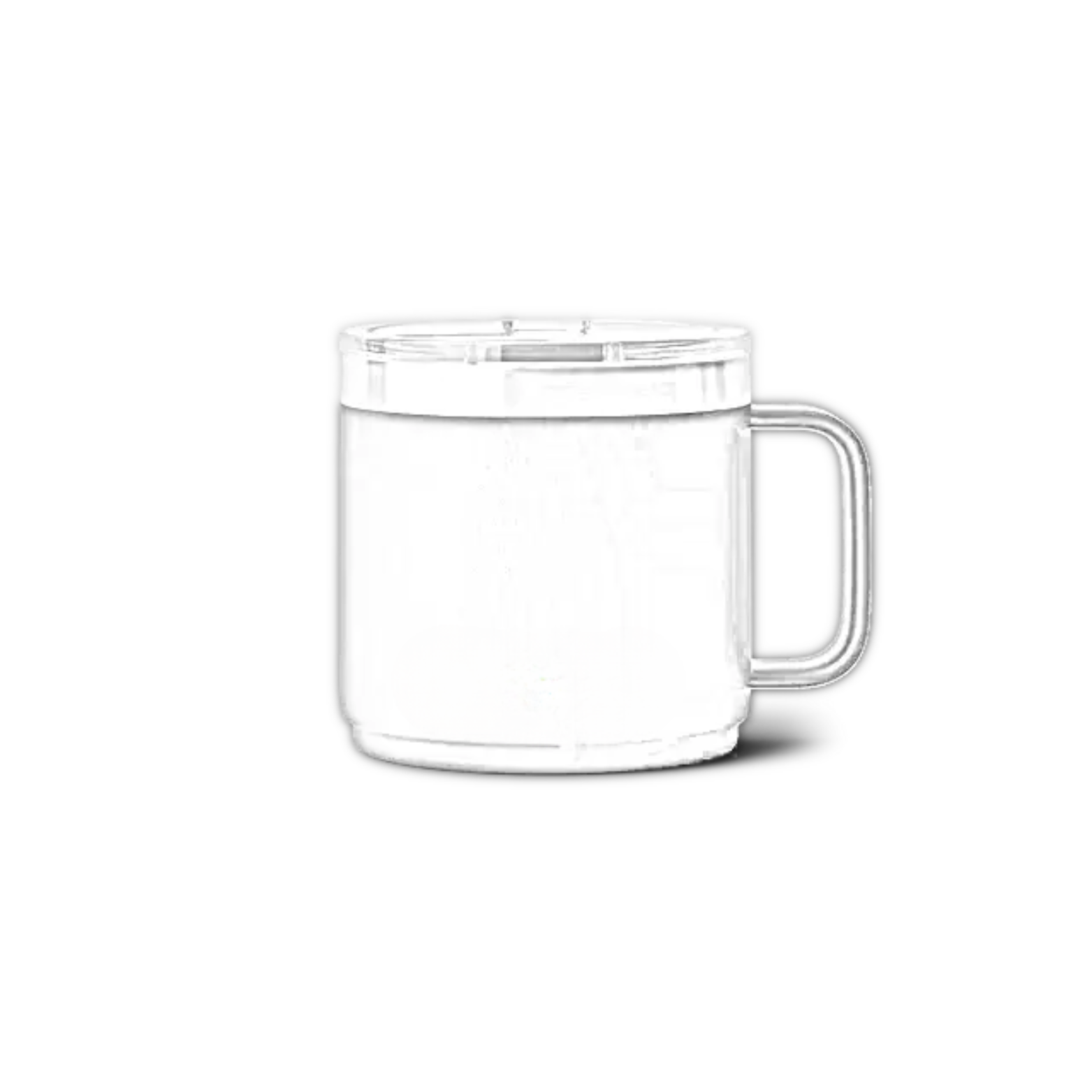 Customisable 14 OZ (414ML) YETI® RAMBLER Stackable Mug - Single/Double Side Engraving