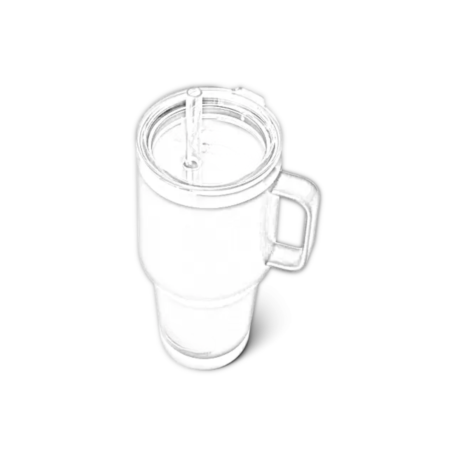 Customisable 35 OZ YETI® RAMBLER Straw Mug - Single/Double Side Engraving