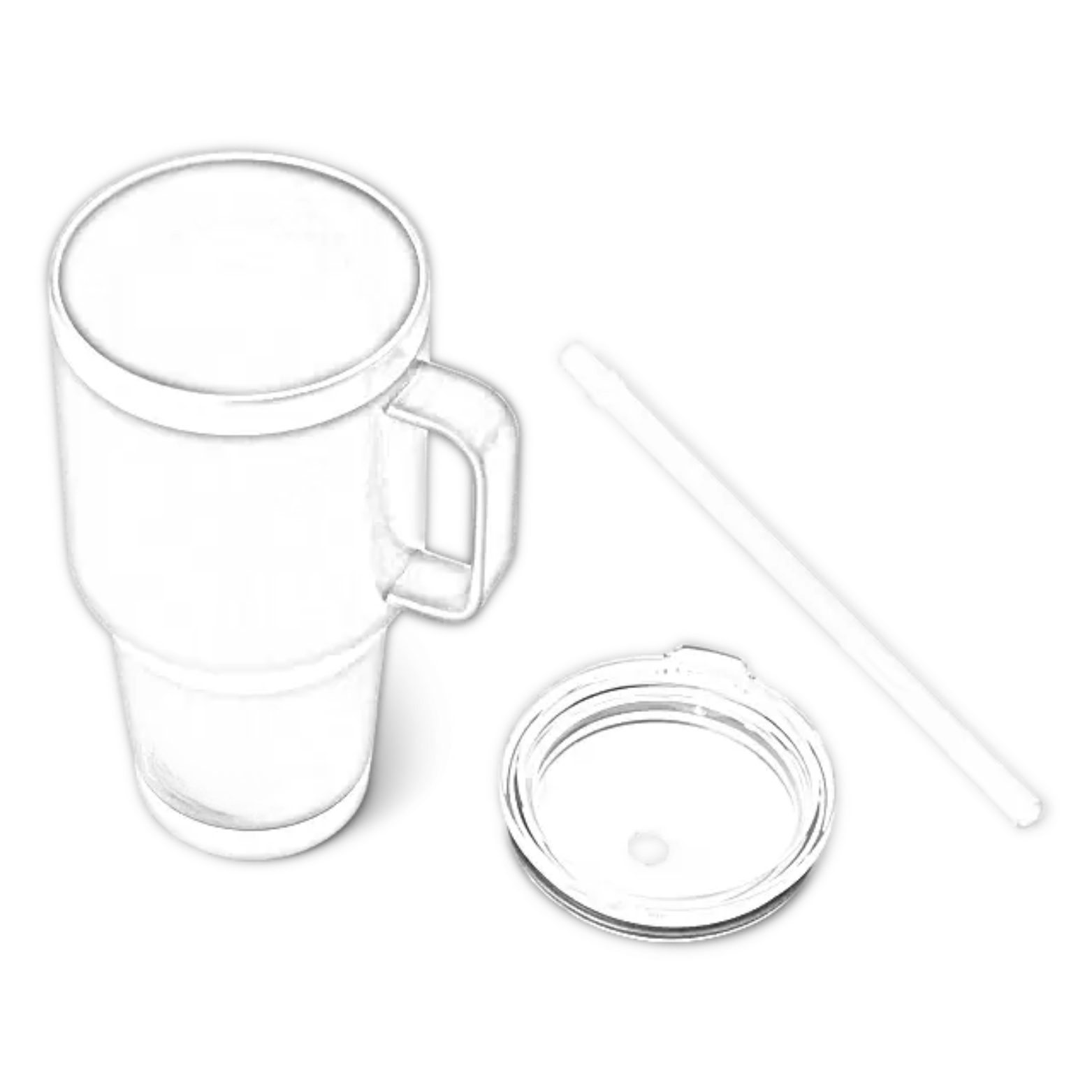 Customisable 35 OZ YETI® RAMBLER Straw Mug - Single/Double Side Engraving