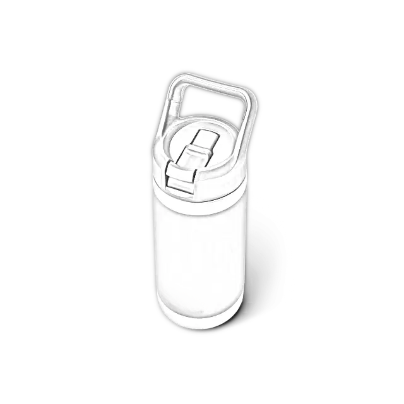 Customisable 12 OZ (354 ML) YETI® RAMBLER Kids Bottle - Single/Double Side Engraving