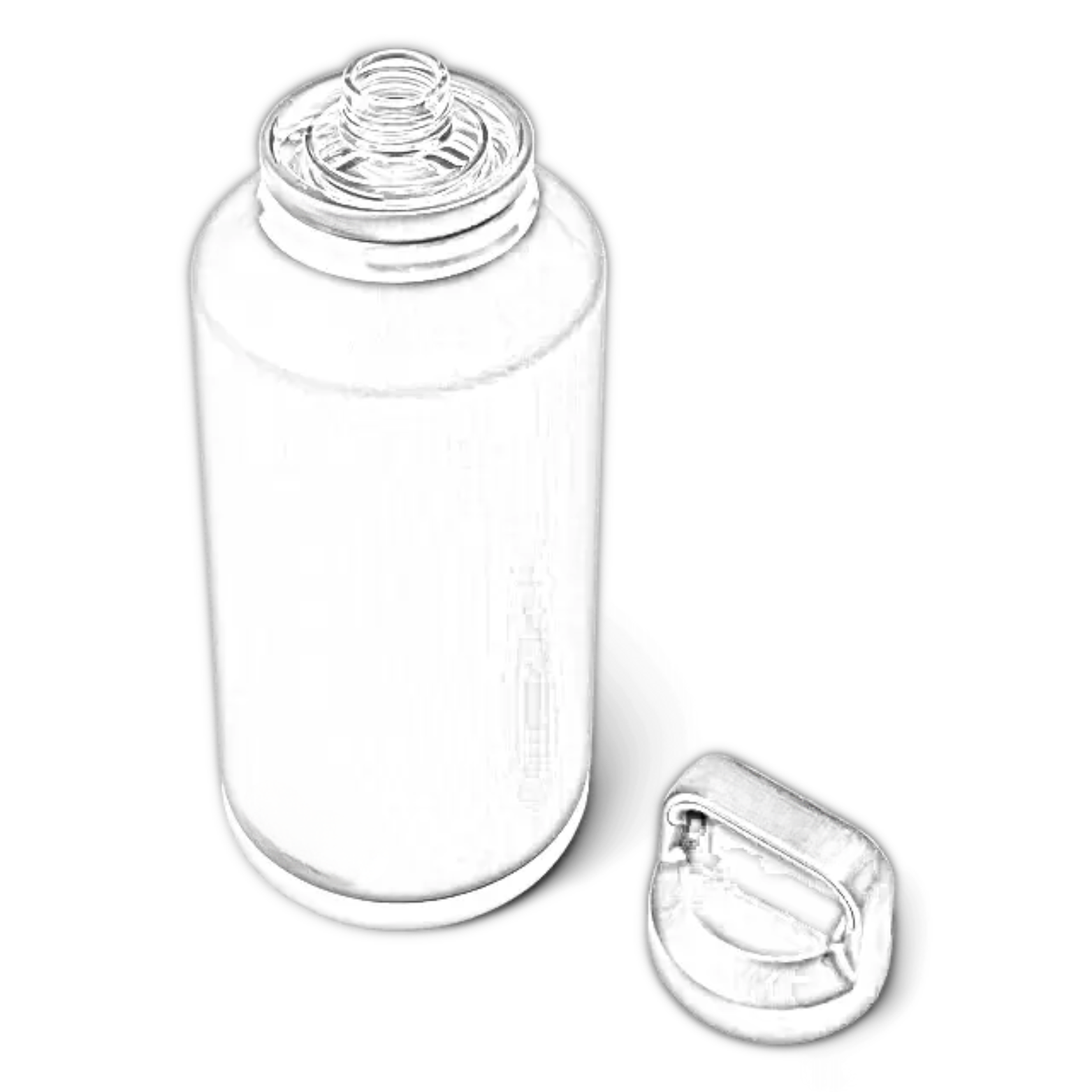 Customisable 64 OZ (1.9L) YETI® RAMBLER Bottle With Chug Lid - Single/Double Side Engraving