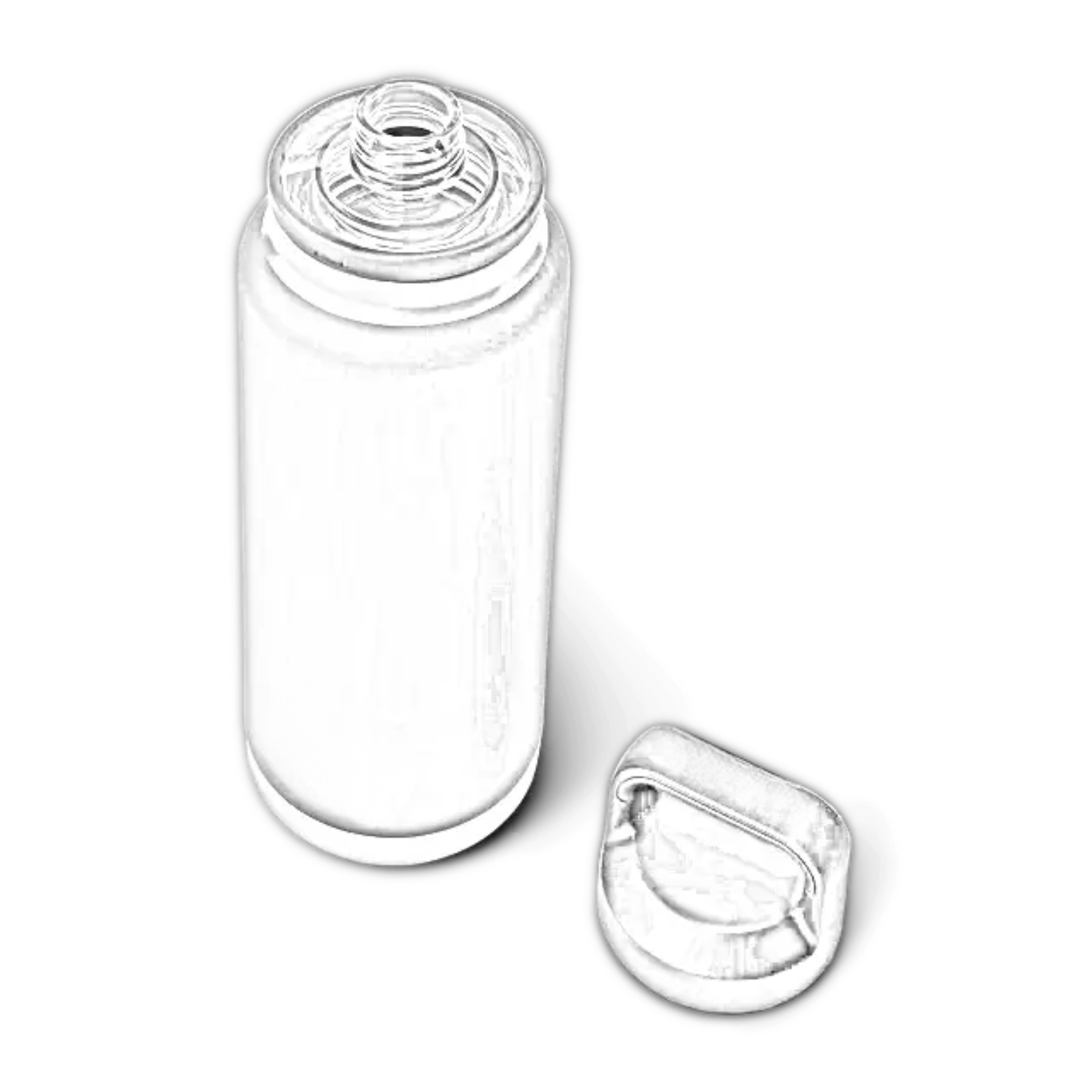 Customisable 36 OZ (1065ML) YETI® RAMBLER Bottle With Chug Lid - Single/Double Side Engraving