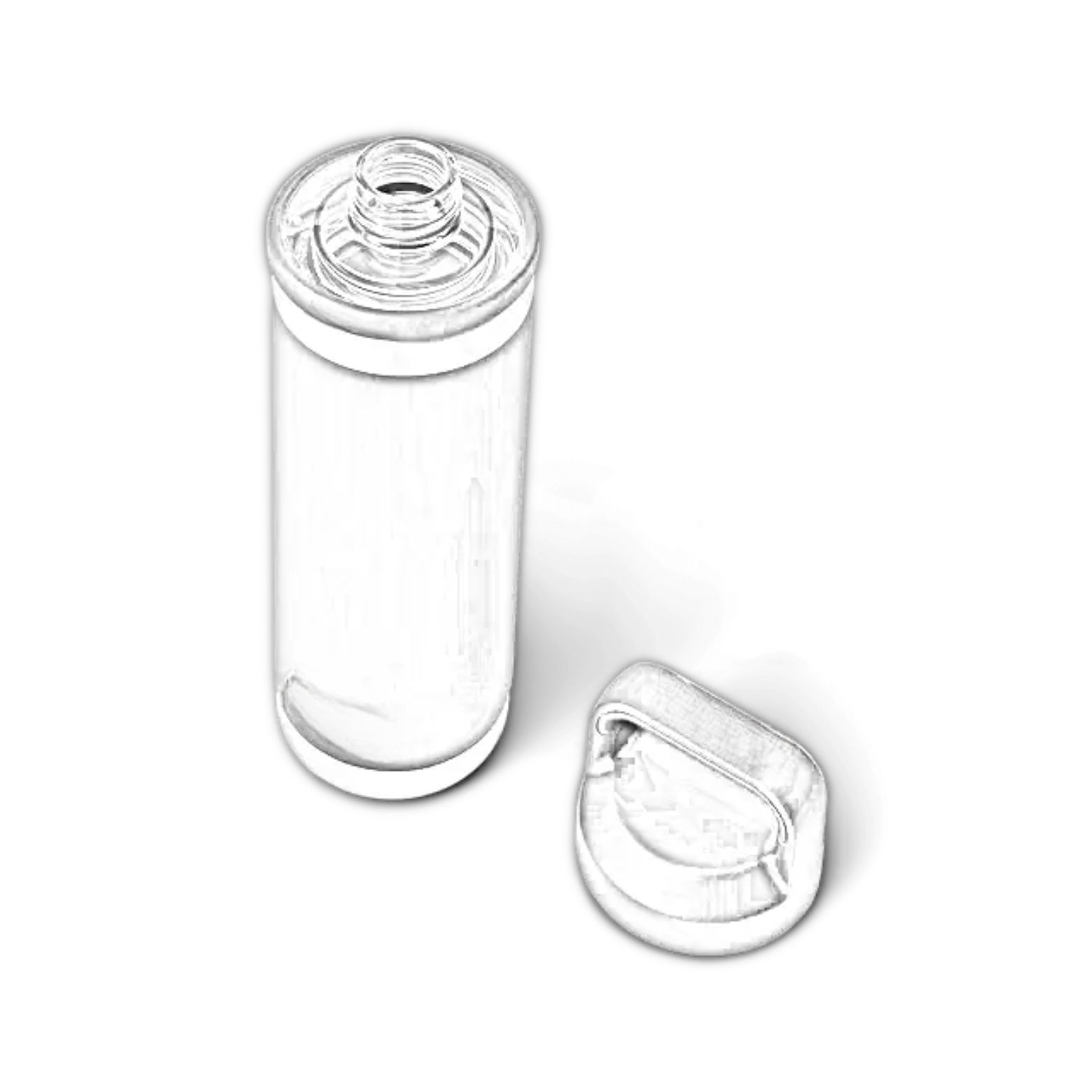 Customisable 18 OZ (532ML) YETI® RAMBLER Bottle With Chug Lid - Single/Double Side Engraving