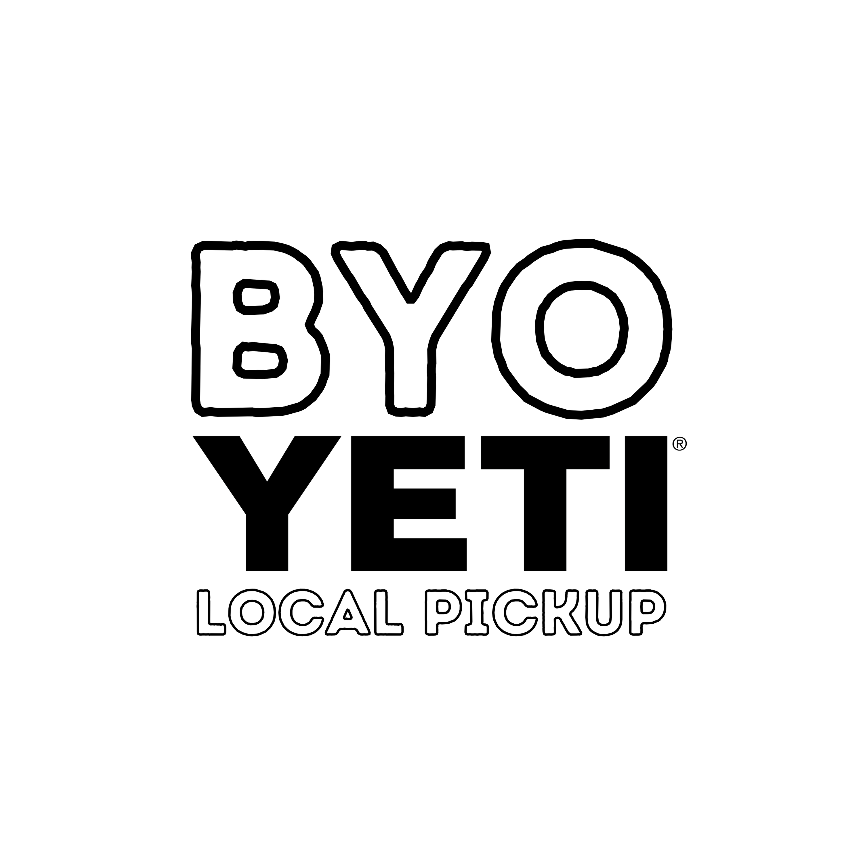 BYO YETI® Local Pickup - Single/Double Side Engraving