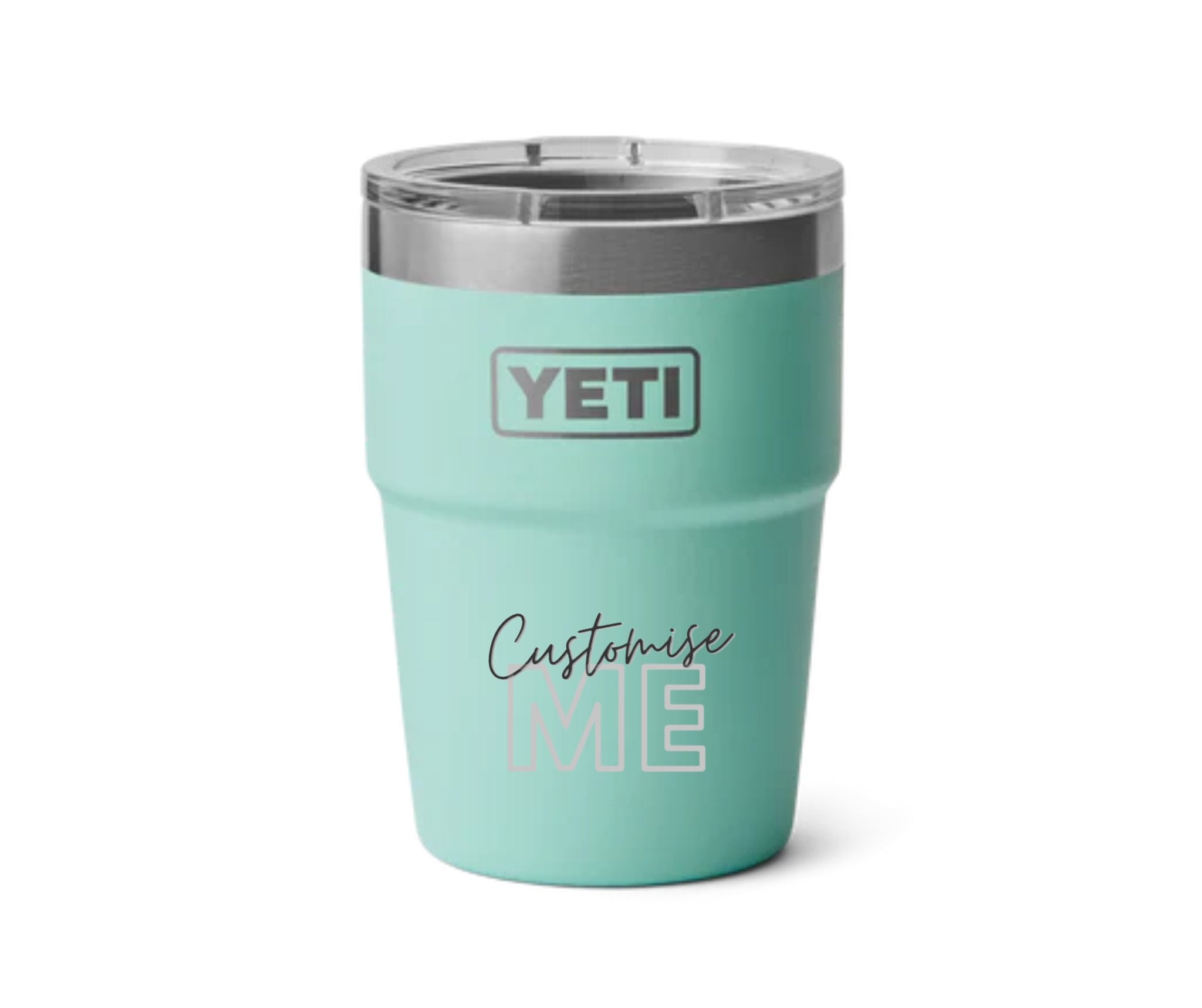 Custom Engraved | 16 OZ (473ML) YETI RAMBLER Stackable Cup - ETCH Laser Engraving