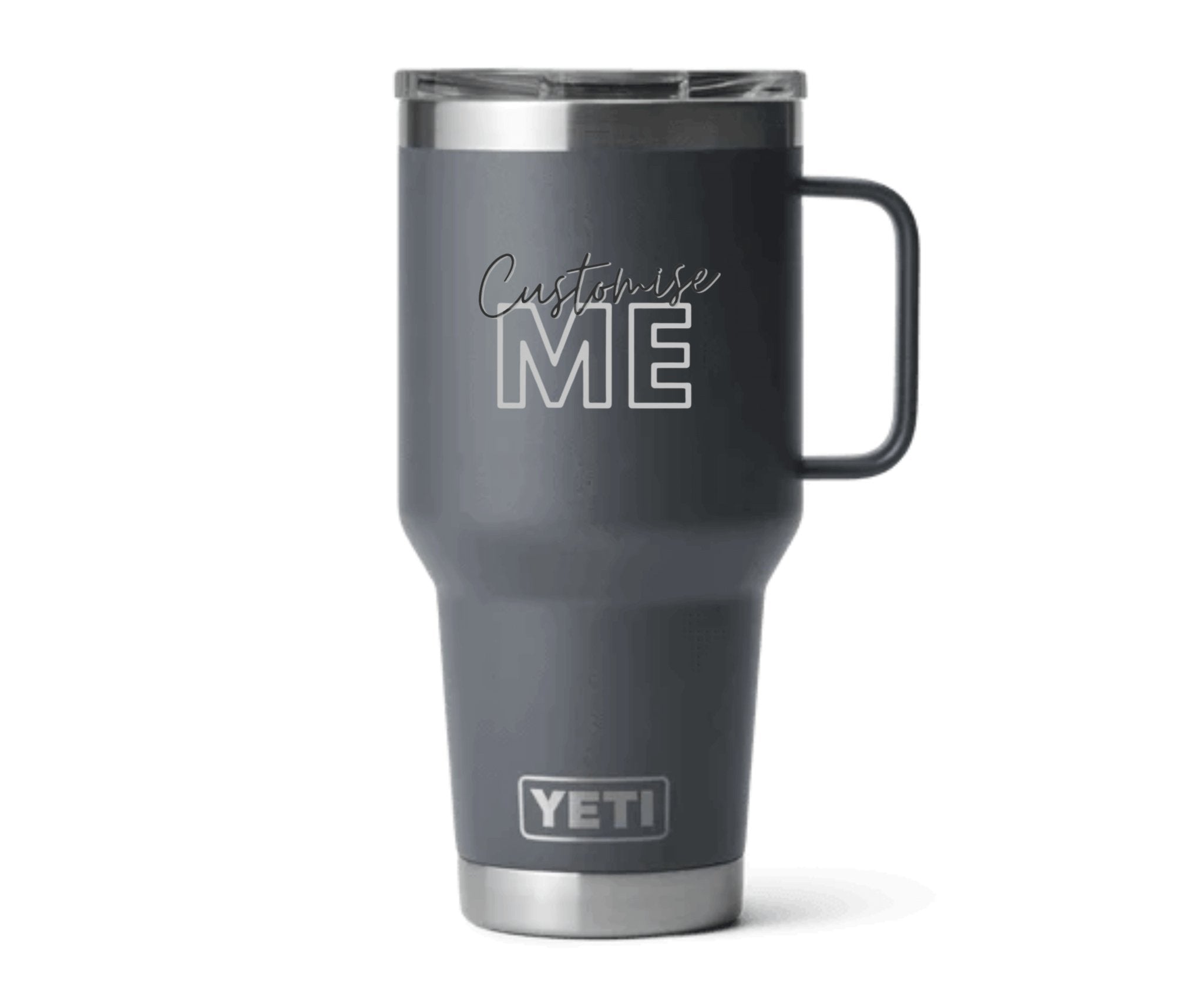 Custom Engraved | 30 OZ (887ML) YETI RAMBLER Travel Mug - ETCH Laser Engraving