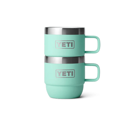 Custom Engraved | 6 OZ (177ML) YETI RAMBLER Stackable Mugs (2 Pack) - ETCH Laser Engraving