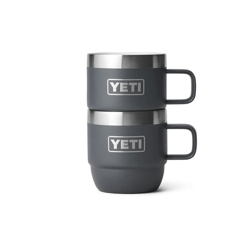 Custom Engraved | 6 OZ (177ML) YETI RAMBLER Stackable Mugs (2 Pack) - ETCH Laser Engraving