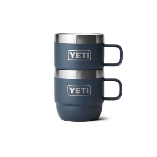 Custom Engraved | 6 OZ (177ML) YETI RAMBLER Stackable Mugs (2 Pack) - ETCH Laser Engraving