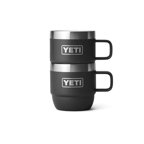 Custom Engraved | 6 OZ (177ML) YETI RAMBLER Stackable Mugs (2 Pack) - ETCH Laser Engraving