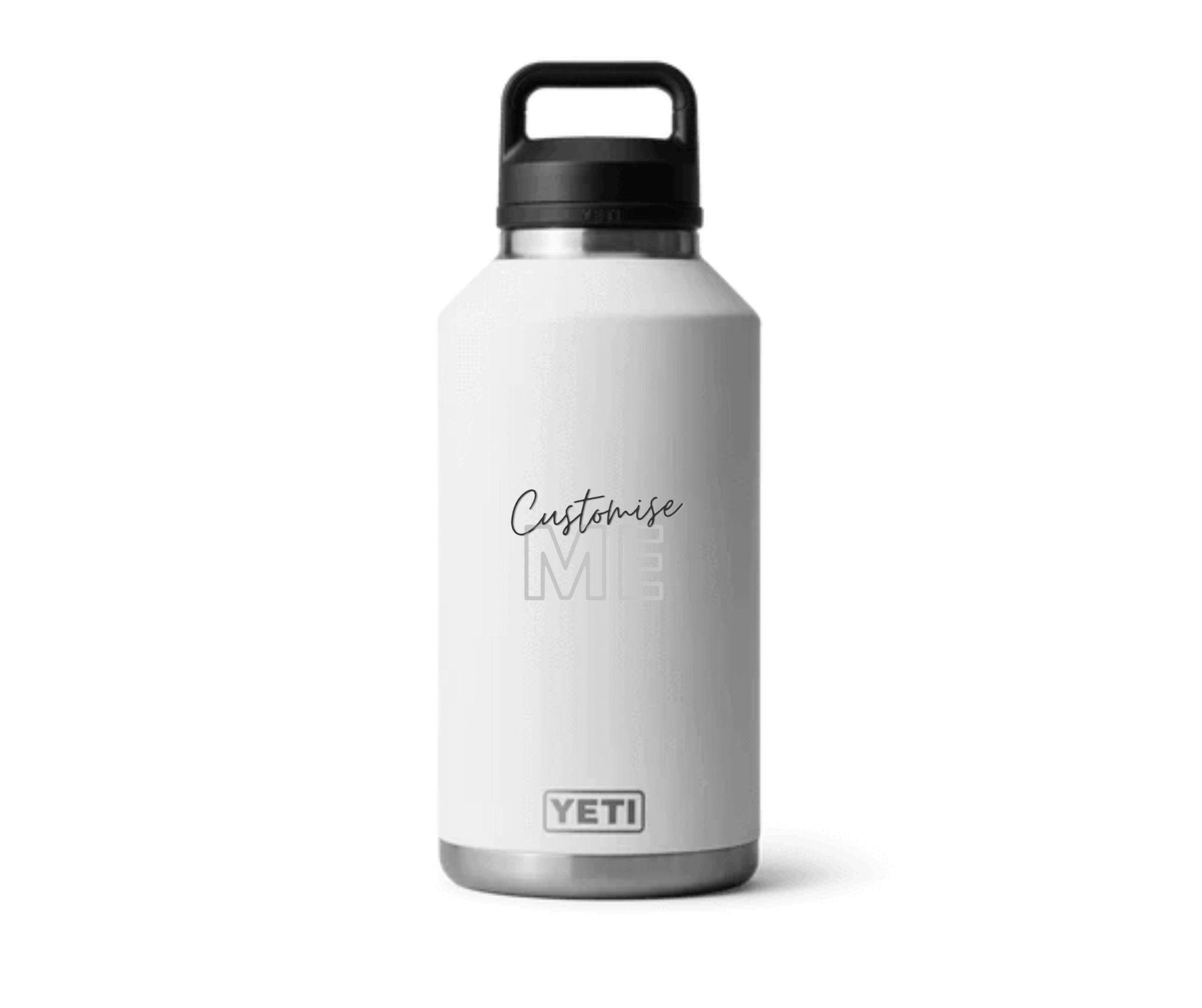 Custom Engraved | 64 OZ (1.9L) YETI RAMBLER Bottle With Chug Lid - ETCH Laser Engraving