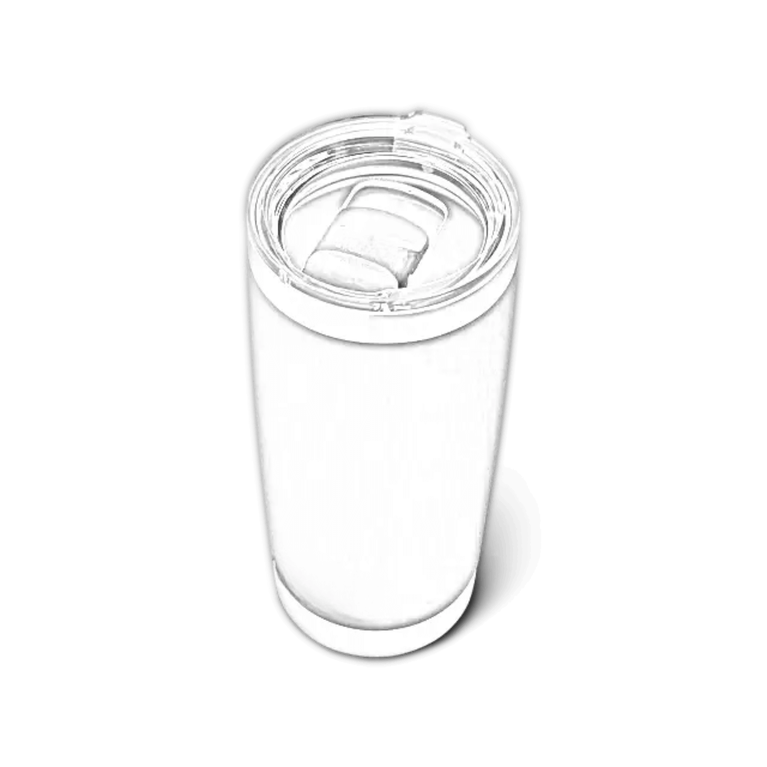 Black YETI Rambler 20 oz tumbler with customizable laser-engraved design, featuring durable stainless steel construction.