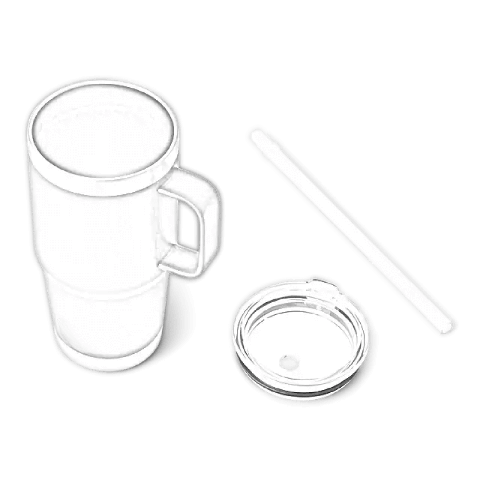 Customizable 25 oz YETI Rambler straw mug with laser engraving, black stainless steel, durable design for outdoor use.