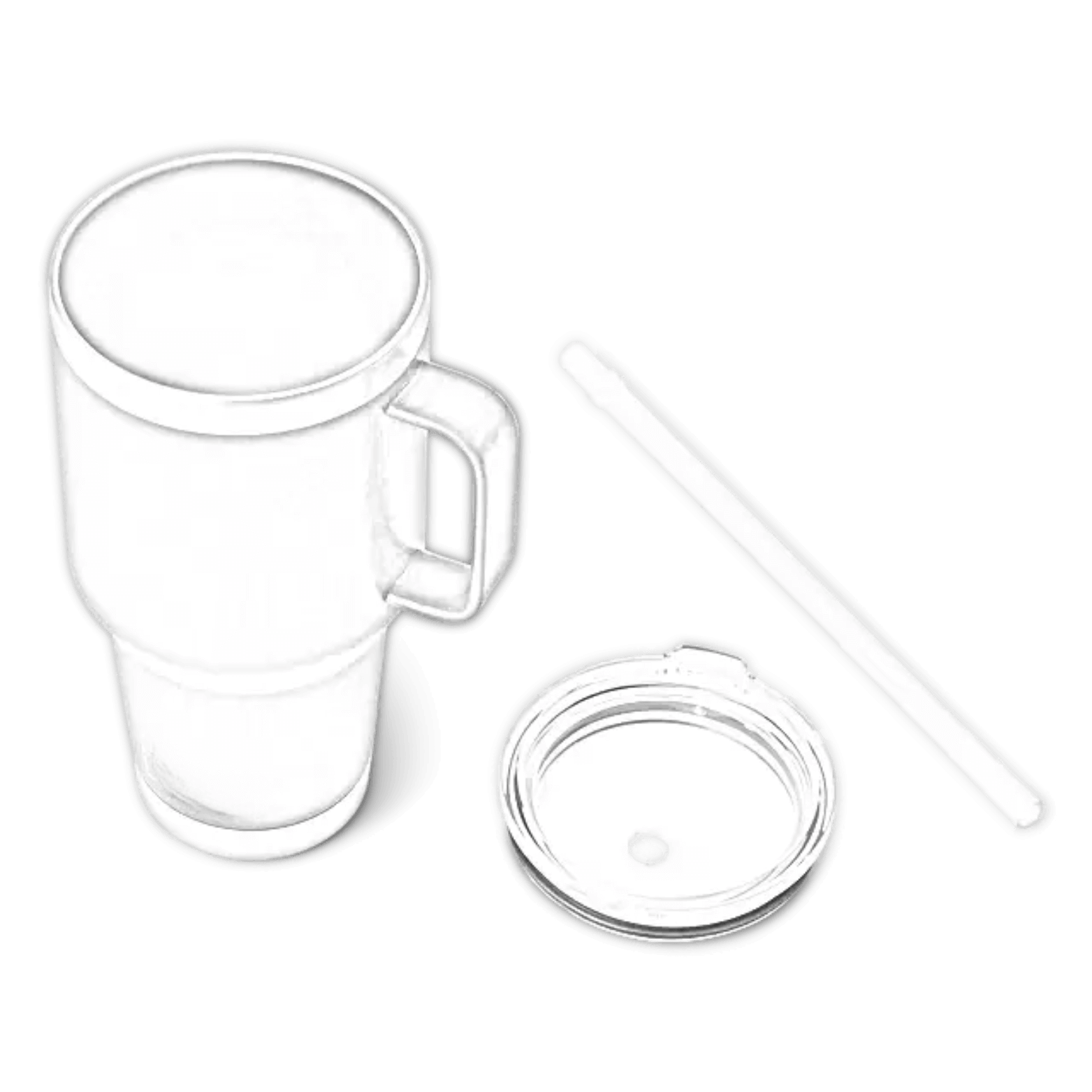 Black YETI Rambler straw mug, customizable 35 oz (1L) stainless steel drink tumbler with laser engraved design.