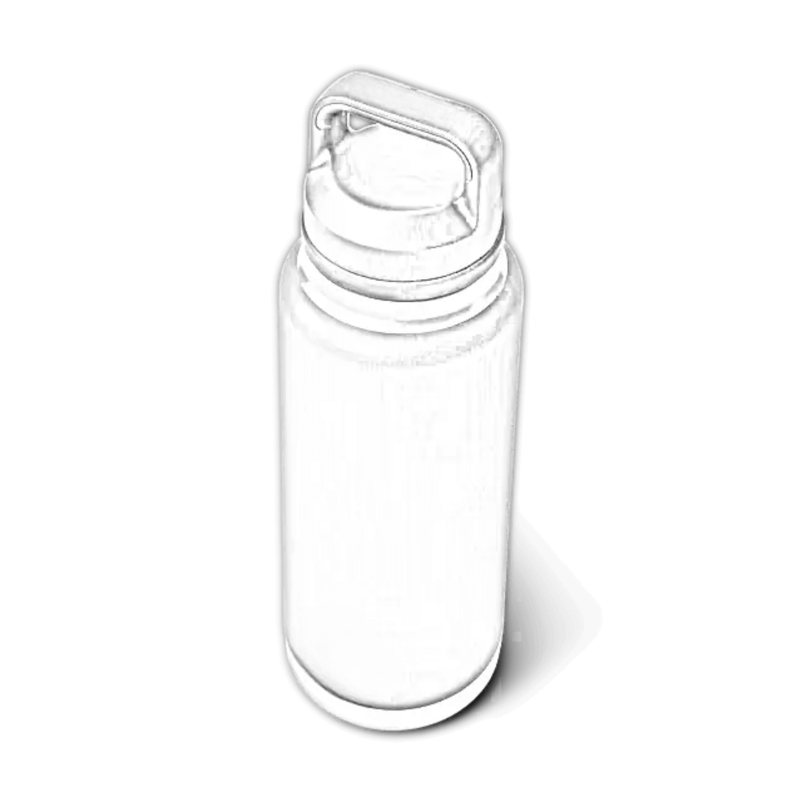 Black YETI Rambler 36 oz bottle with Chug Lid, customizable with laser engraving, designed for durable outdoor use.
