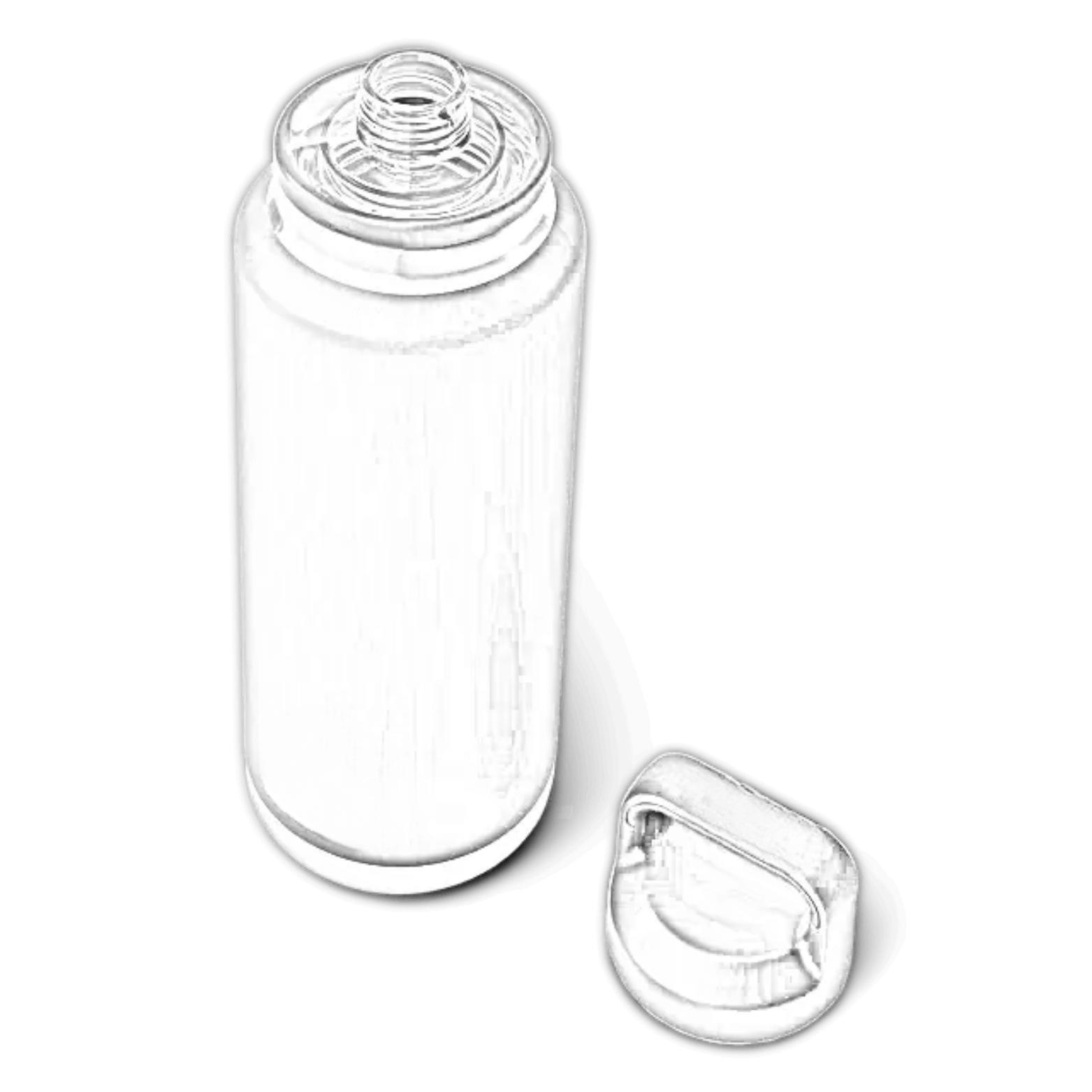 Black YETI Rambler 46 oz bottle with chug lid, customizable with laser engraving, made by ETCH Laser Engraving.