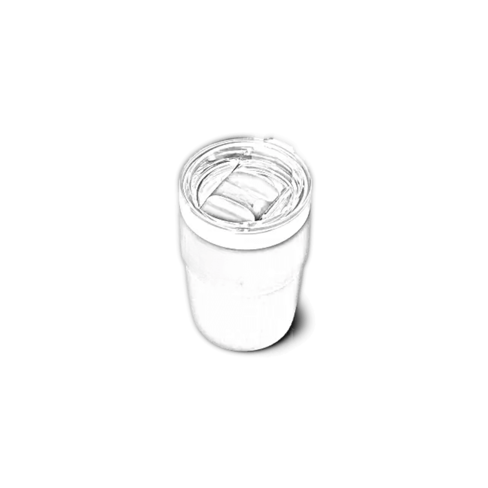 Black YETI Rambler stackable cup with Durasip ceramic lining, customizable 8 oz (236ml) stainless steel tumbler with engraved design.