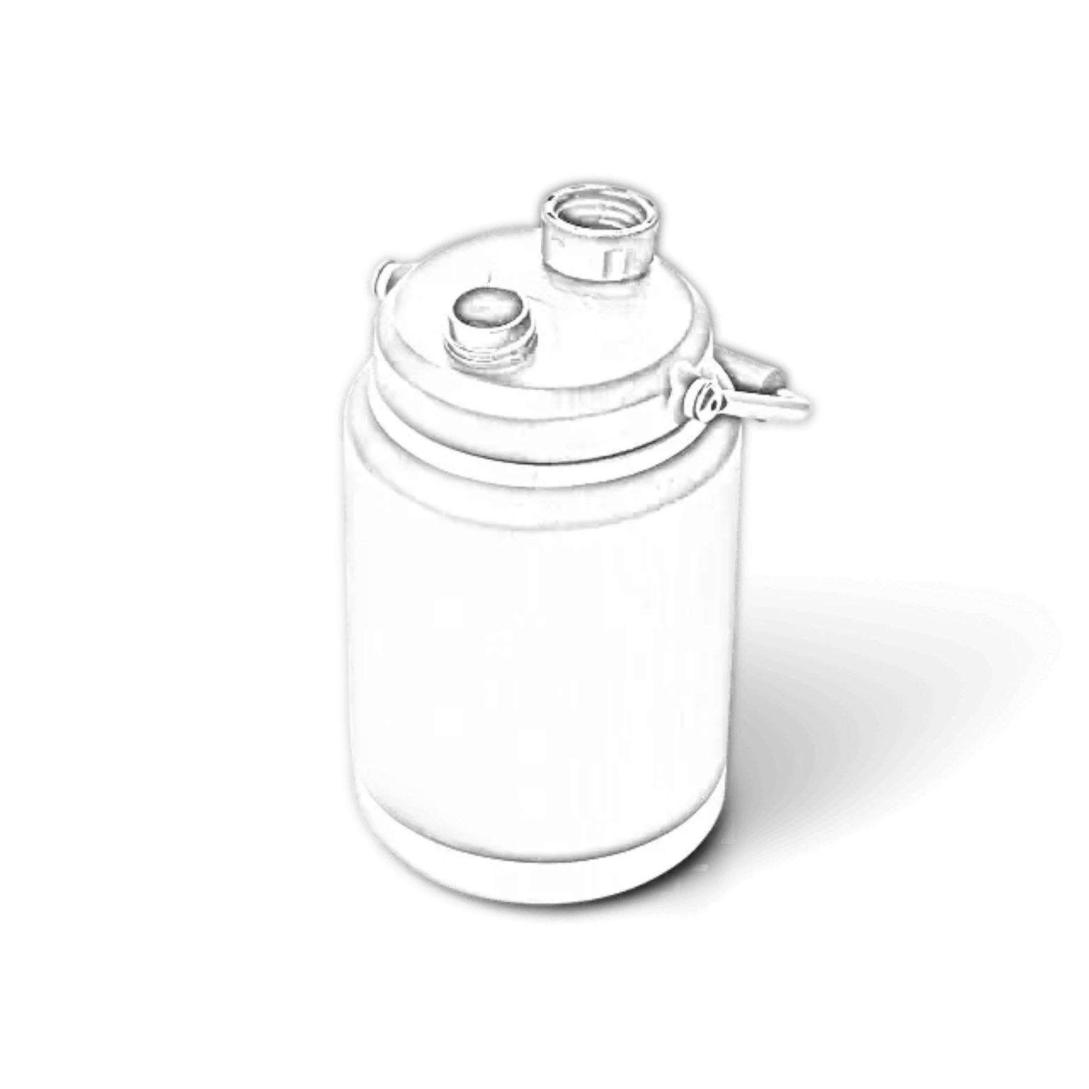 Black YETI Rambler jug, half-gallon (1.9L), customizable with laser engraving, made by YETI for durable outdoor use.