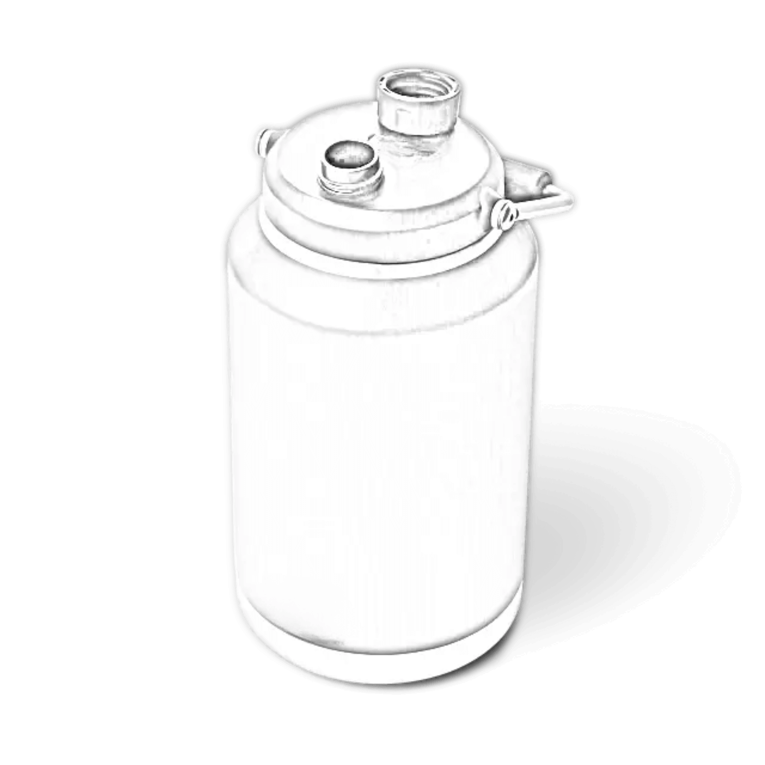 Black YETI Rambler Jug, customizable one-gallon (3.8L) YETI water container with laser-engraved ETCH branding.