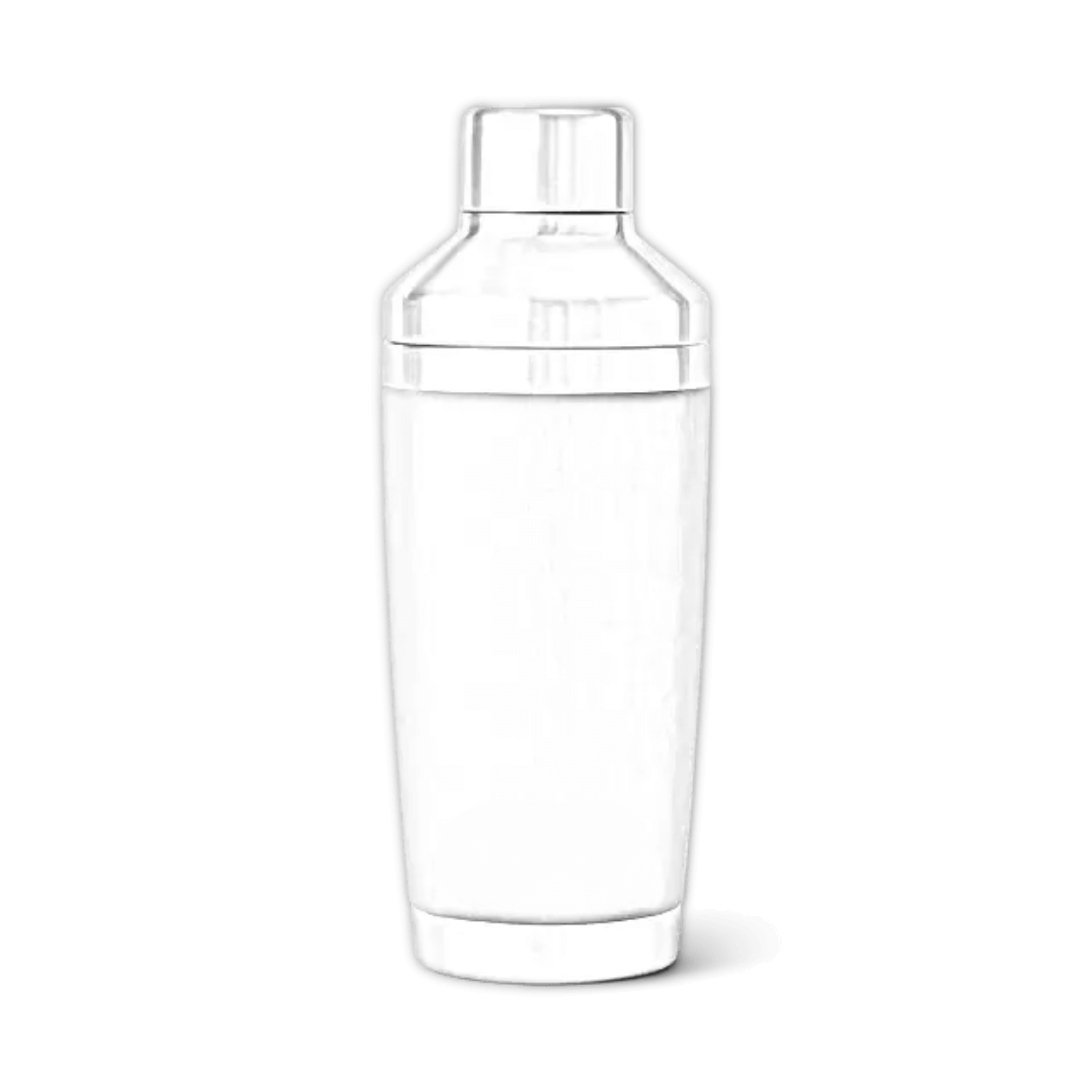 Customisable 20 oz YETI Rambler cocktail shaker with navy finish, engraved by ETCH Laser Engraving, showing the durable stainless steel design.